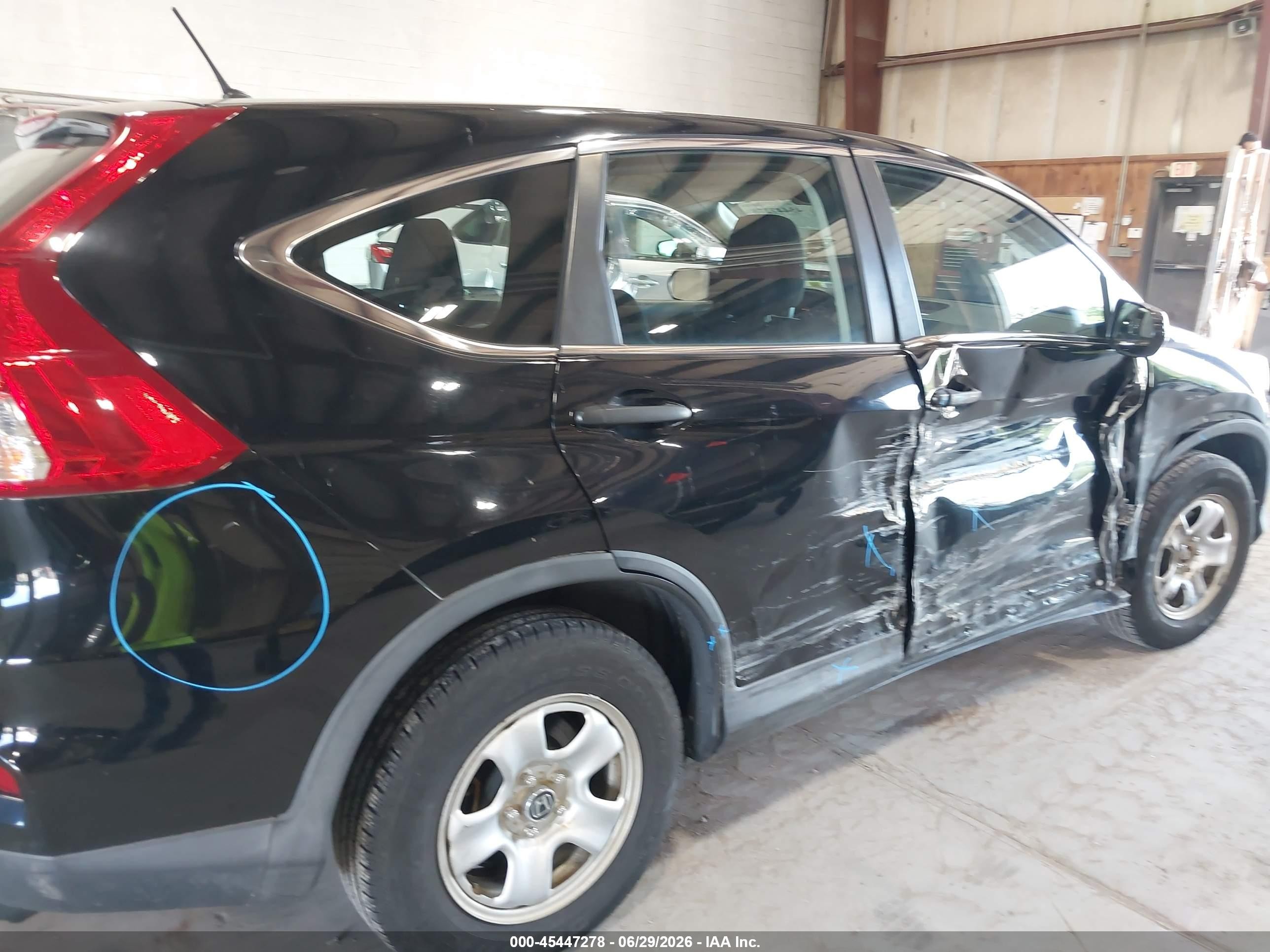 2015 Honda Cr-v Lx Black vin: 2HKRM4H38FH601024