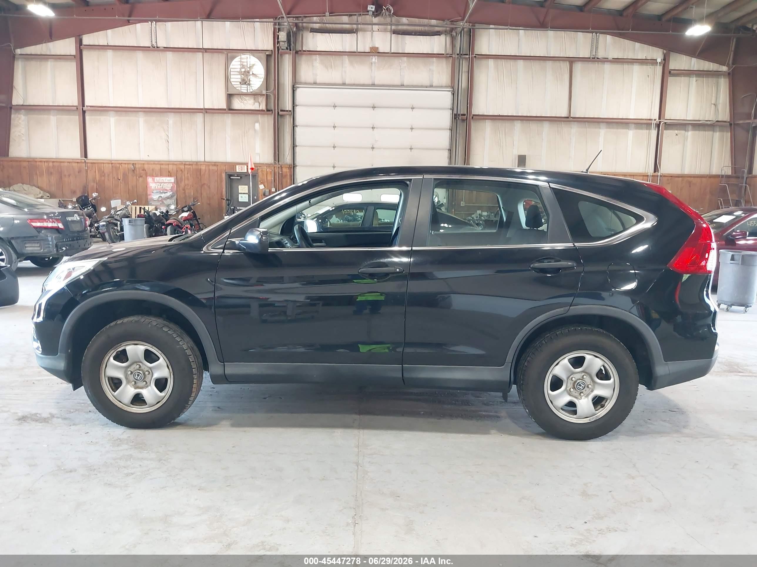 2015 Honda Cr-v Lx Black vin: 2HKRM4H38FH601024
