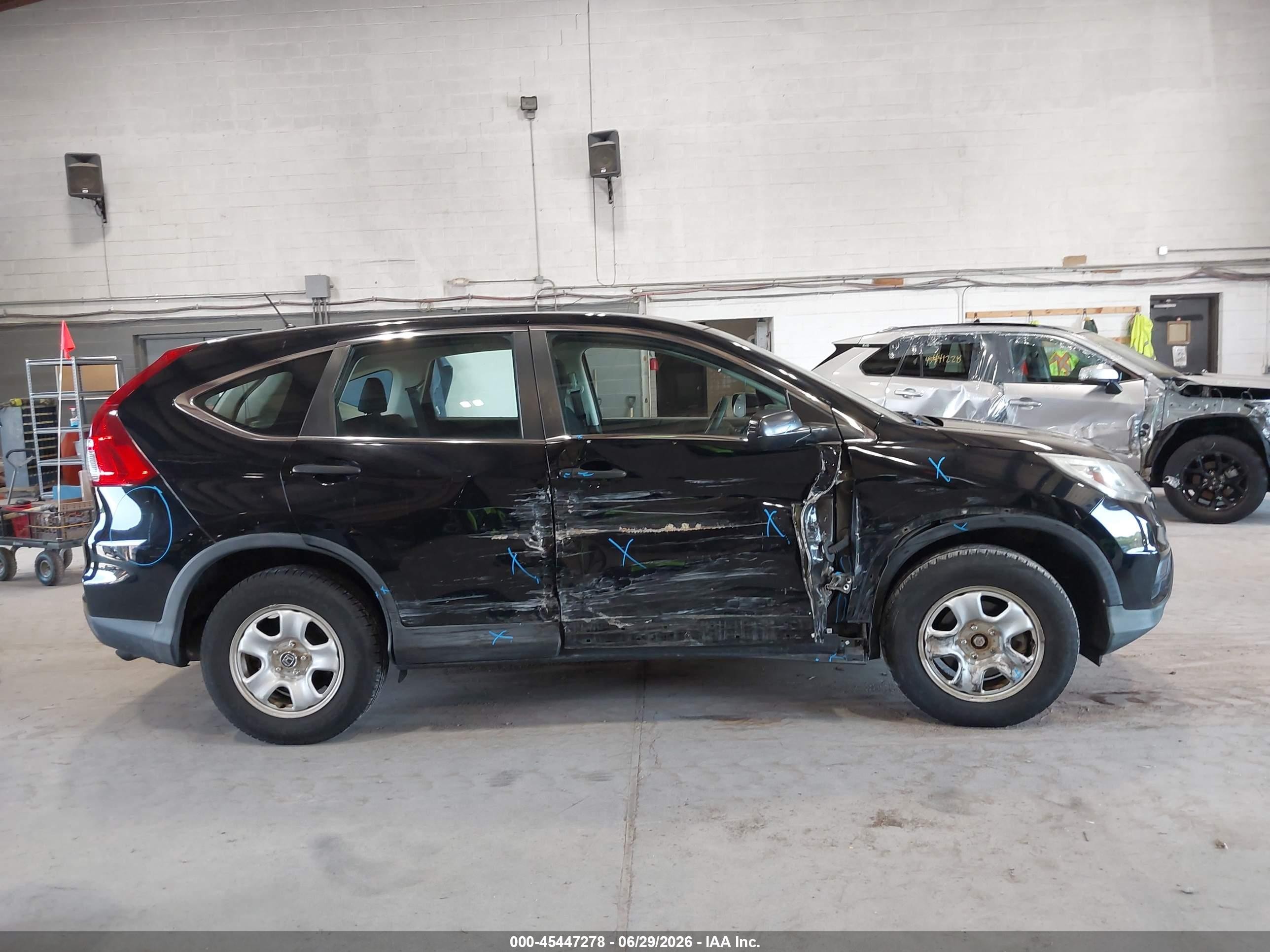 2015 Honda Cr-v Lx Black vin: 2HKRM4H38FH601024