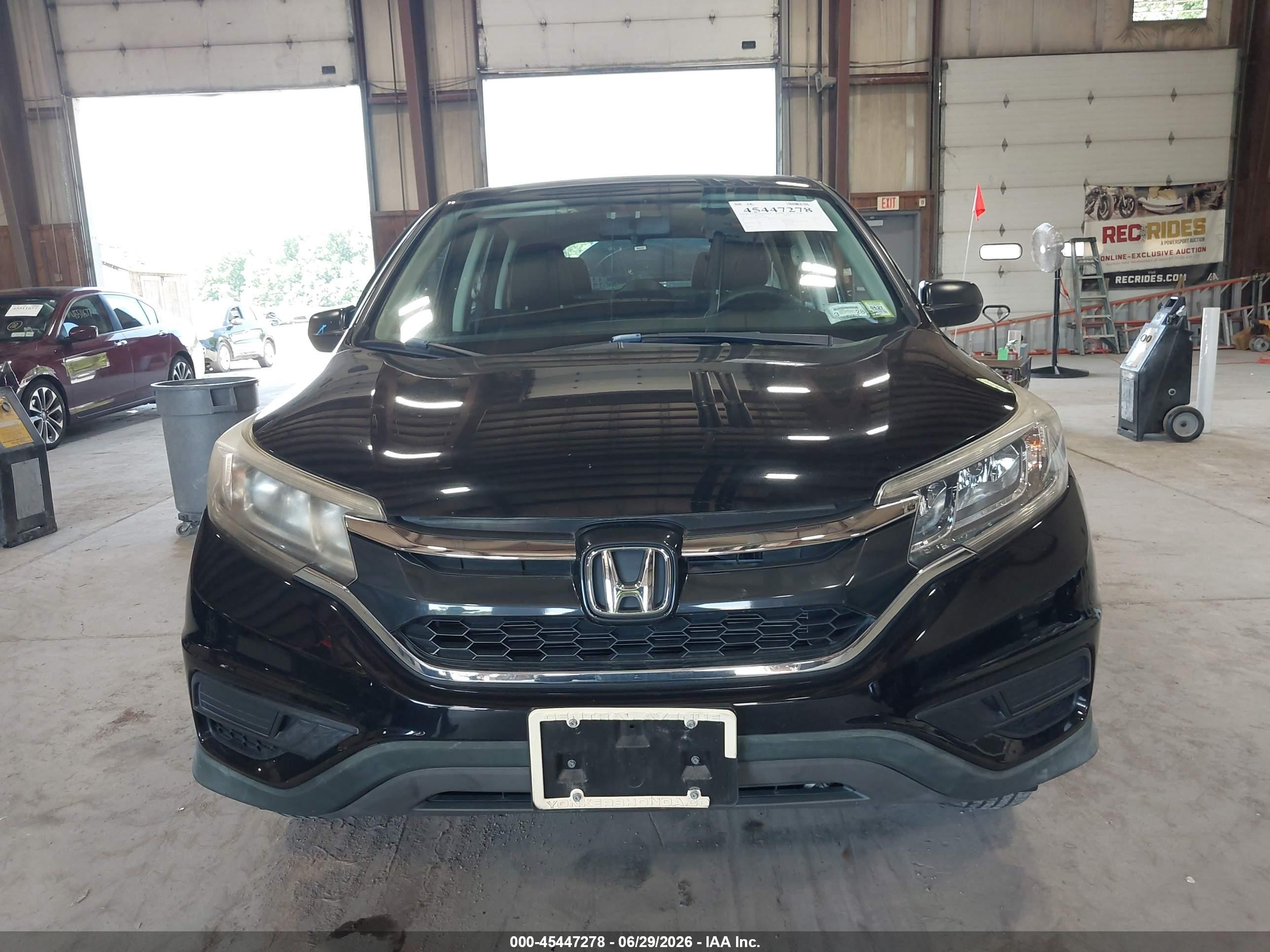 2015 Honda Cr-v Lx Black vin: 2HKRM4H38FH601024