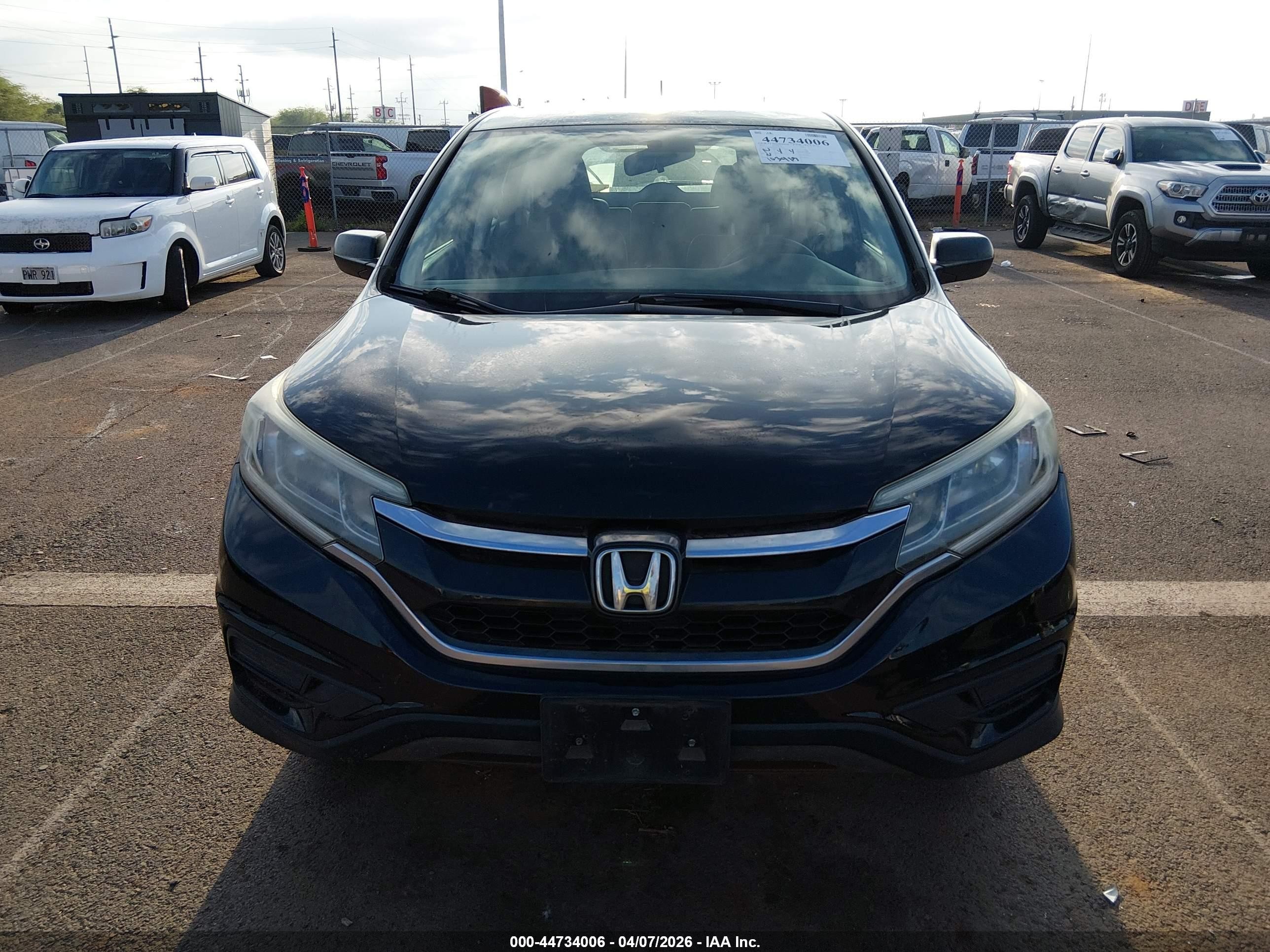 2015 Honda Cr-v Lx Black vin: 2HKRM4H38FH622195