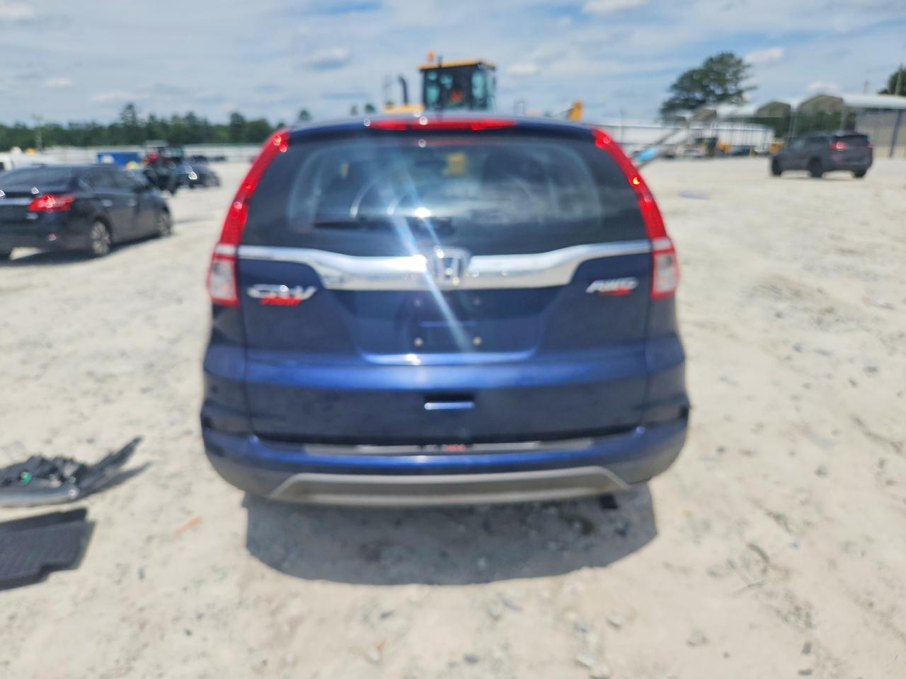 2015 Honda Cr-v Lx Blue vin: 2HKRM4H38FH627929