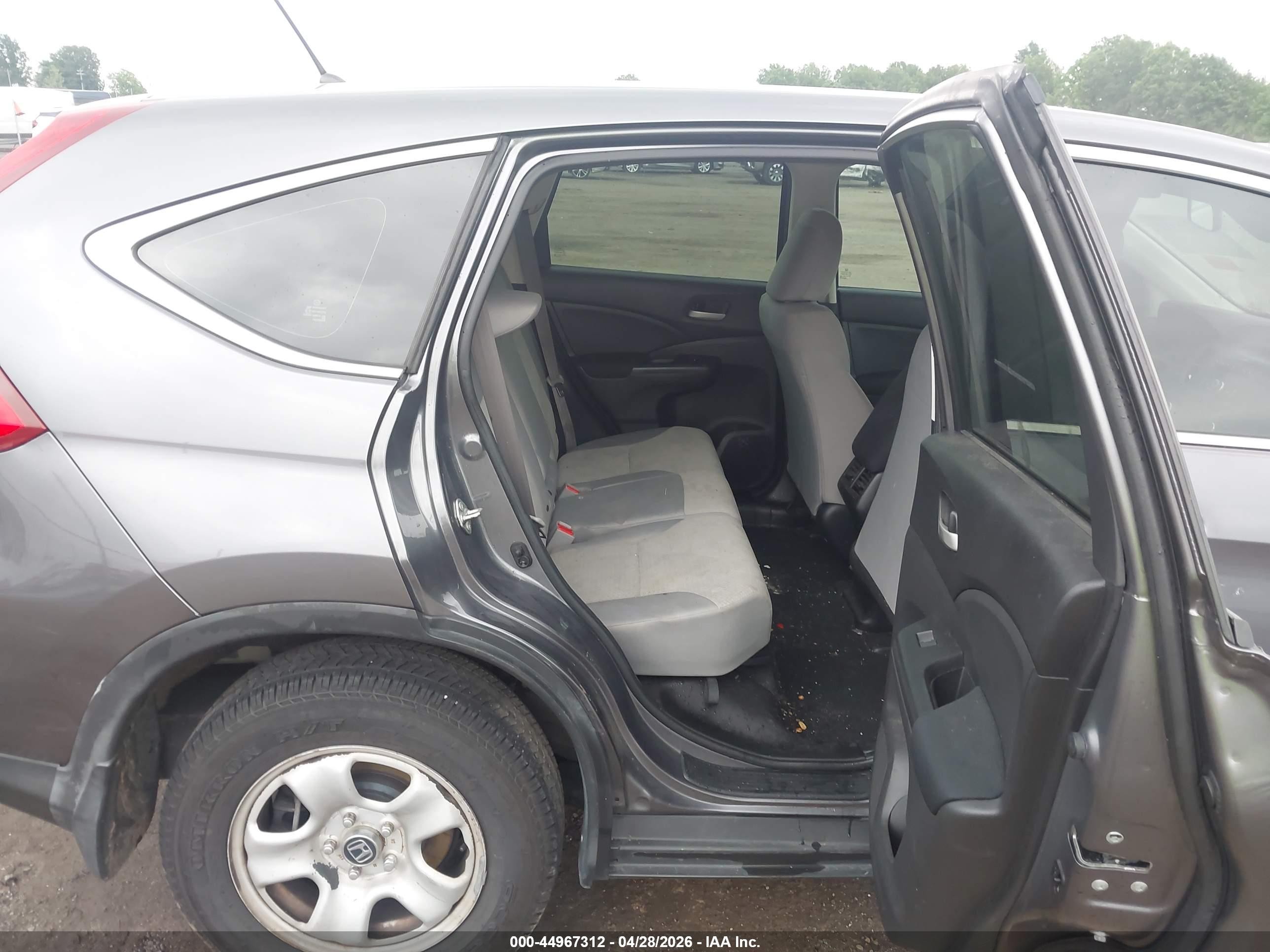 2016 Honda Cr-v Lx Серый vin: 2HKRM4H38GH637751