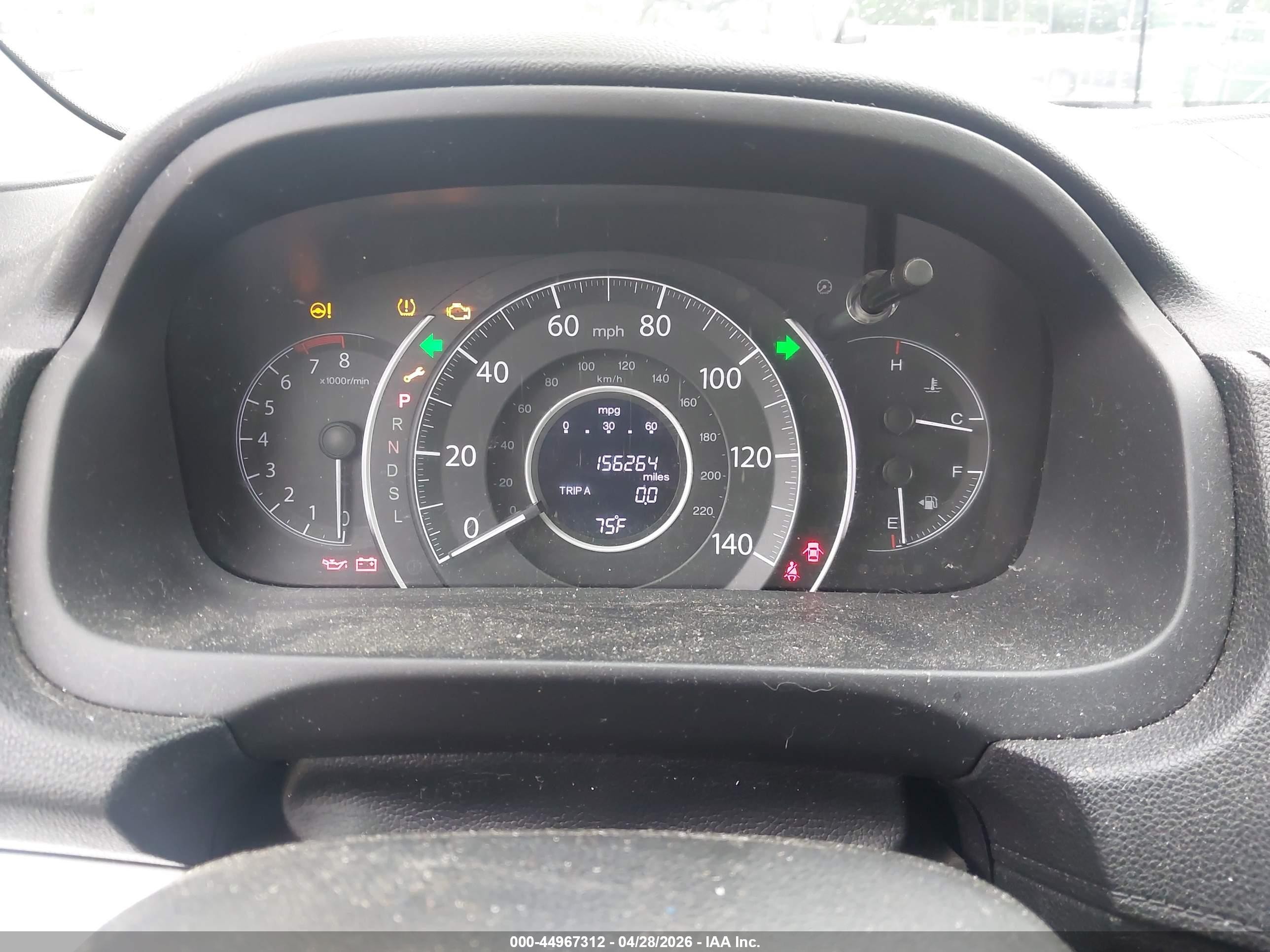 2016 Honda Cr-v Lx Серый vin: 2HKRM4H38GH637751