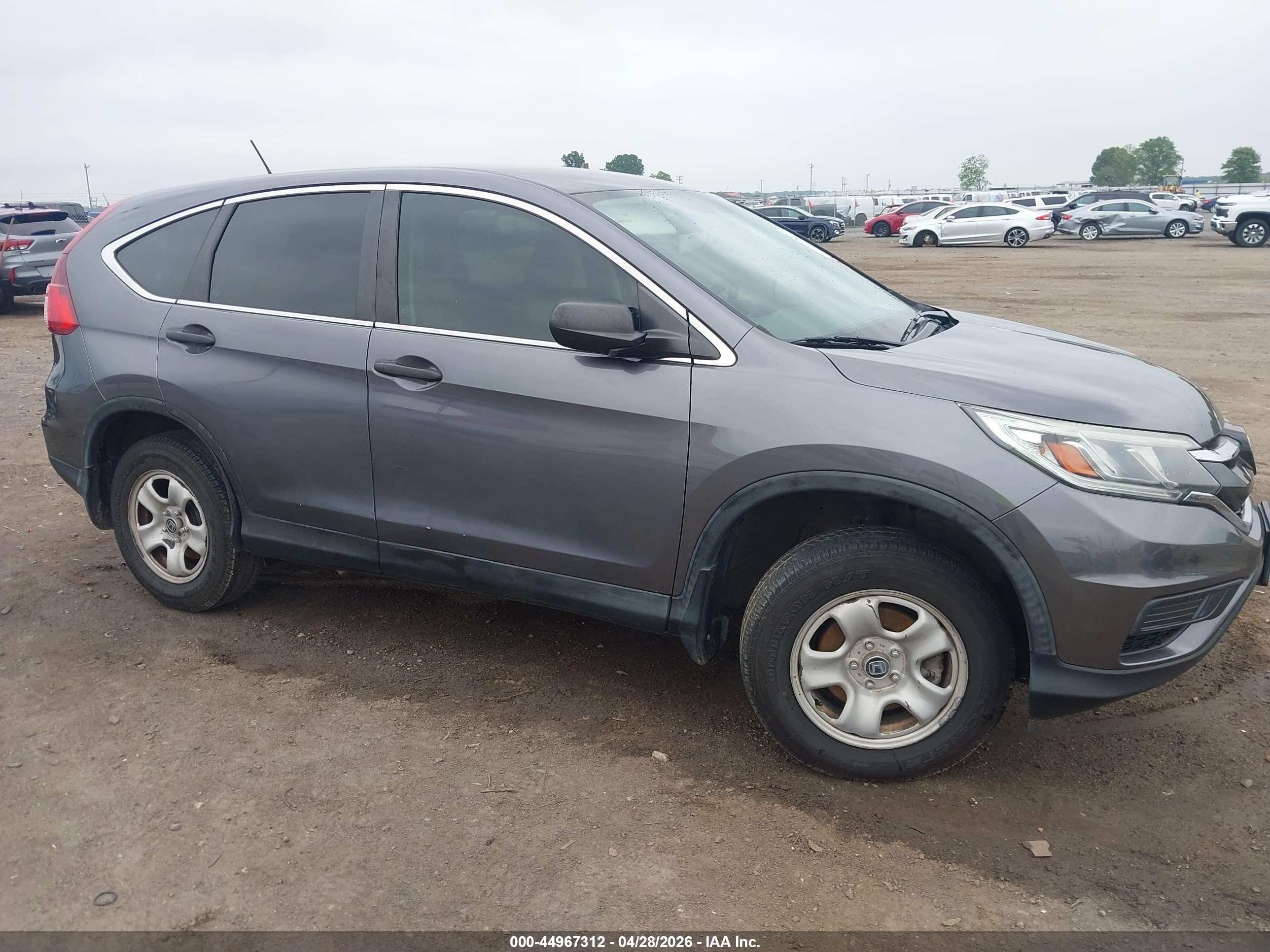 2016 Honda Cr-v Lx Серый vin: 2HKRM4H38GH637751
