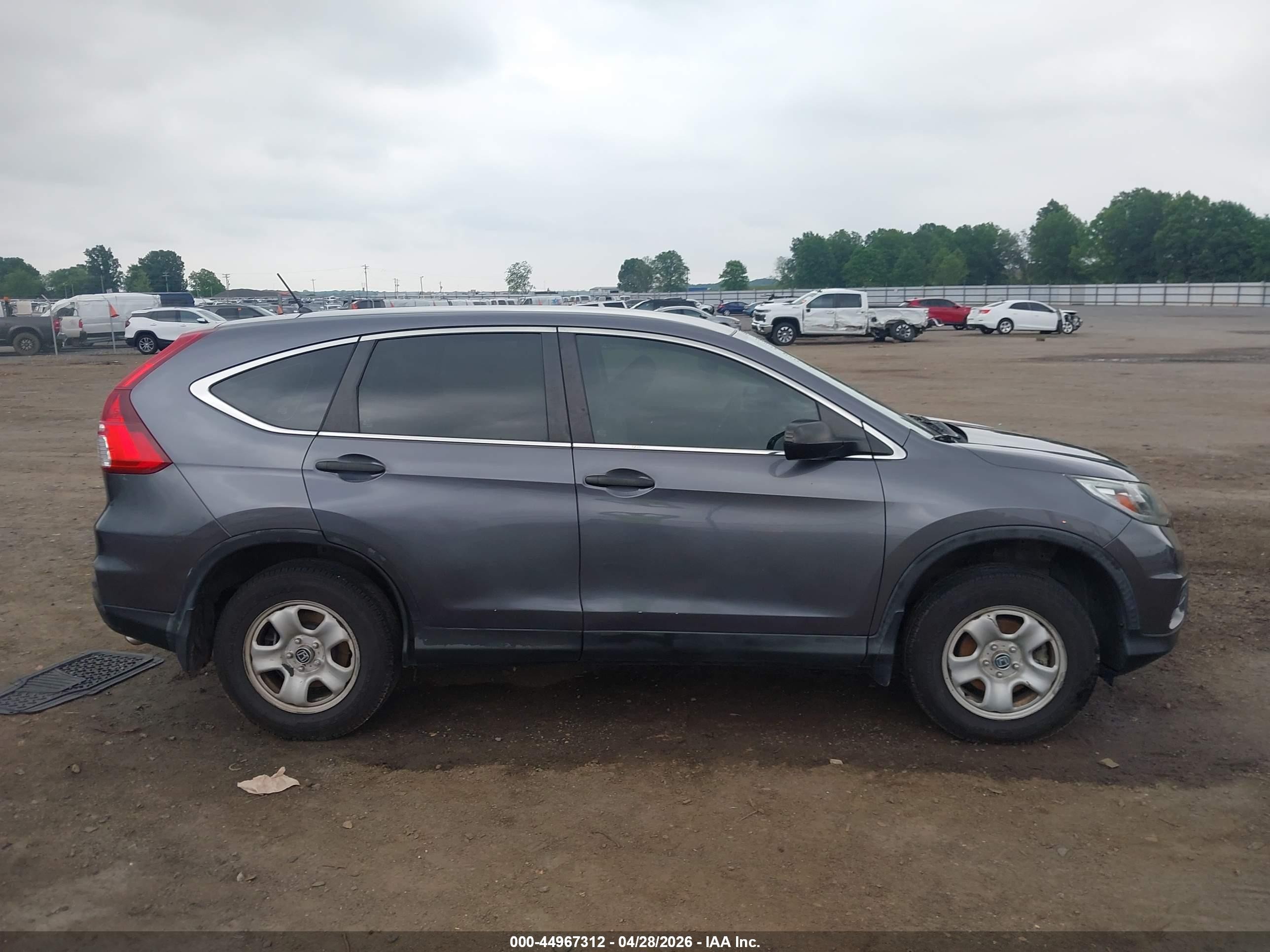 2016 Honda Cr-v Lx Серый vin: 2HKRM4H38GH637751