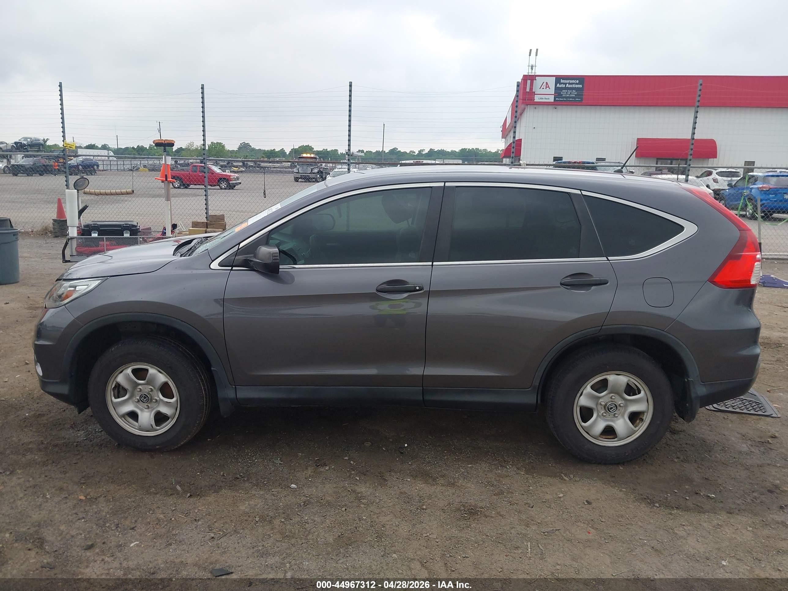 2016 Honda Cr-v Lx Серый vin: 2HKRM4H38GH637751