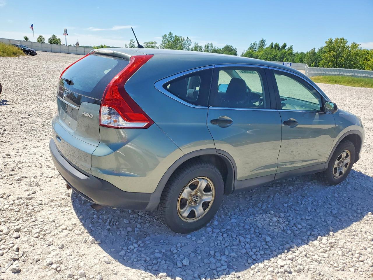 2012 Honda Cr-v Lx Green vin: 2HKRM4H39CH603716