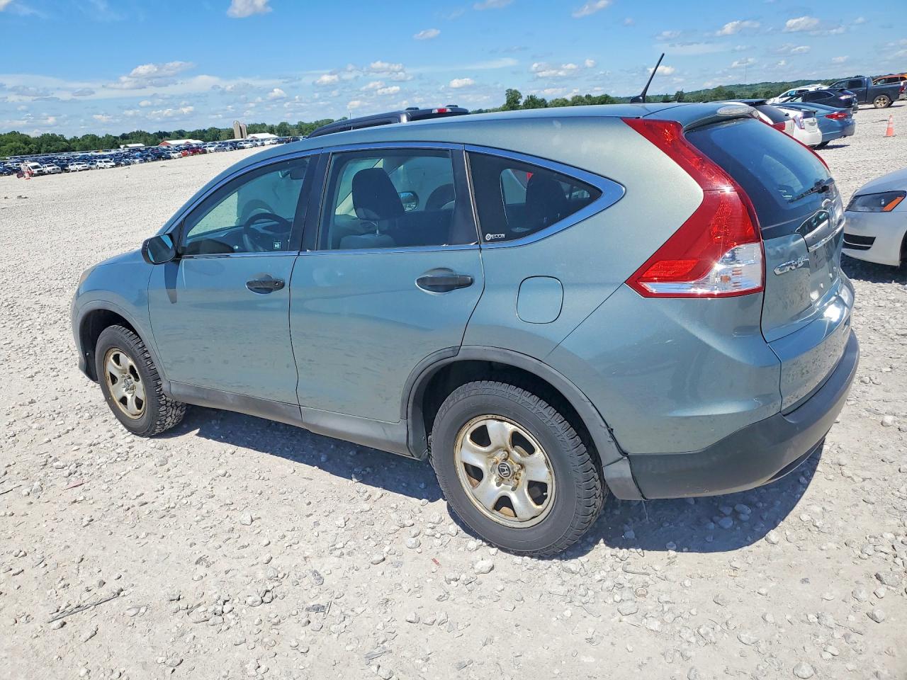 2012 Honda Cr-v Lx Green vin: 2HKRM4H39CH603716