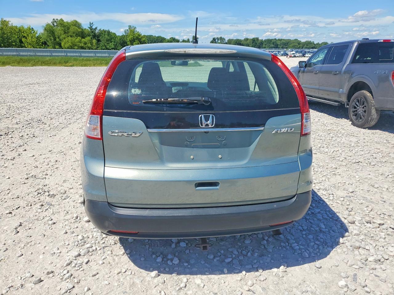 2012 Honda Cr-v Lx Green vin: 2HKRM4H39CH603716