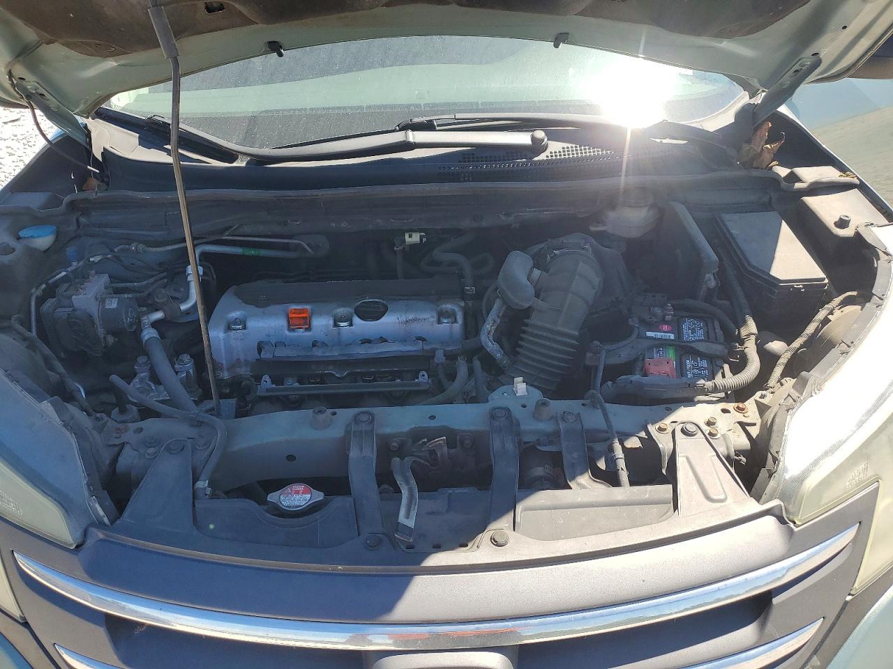 2012 Honda Cr-v Lx Green vin: 2HKRM4H39CH603716