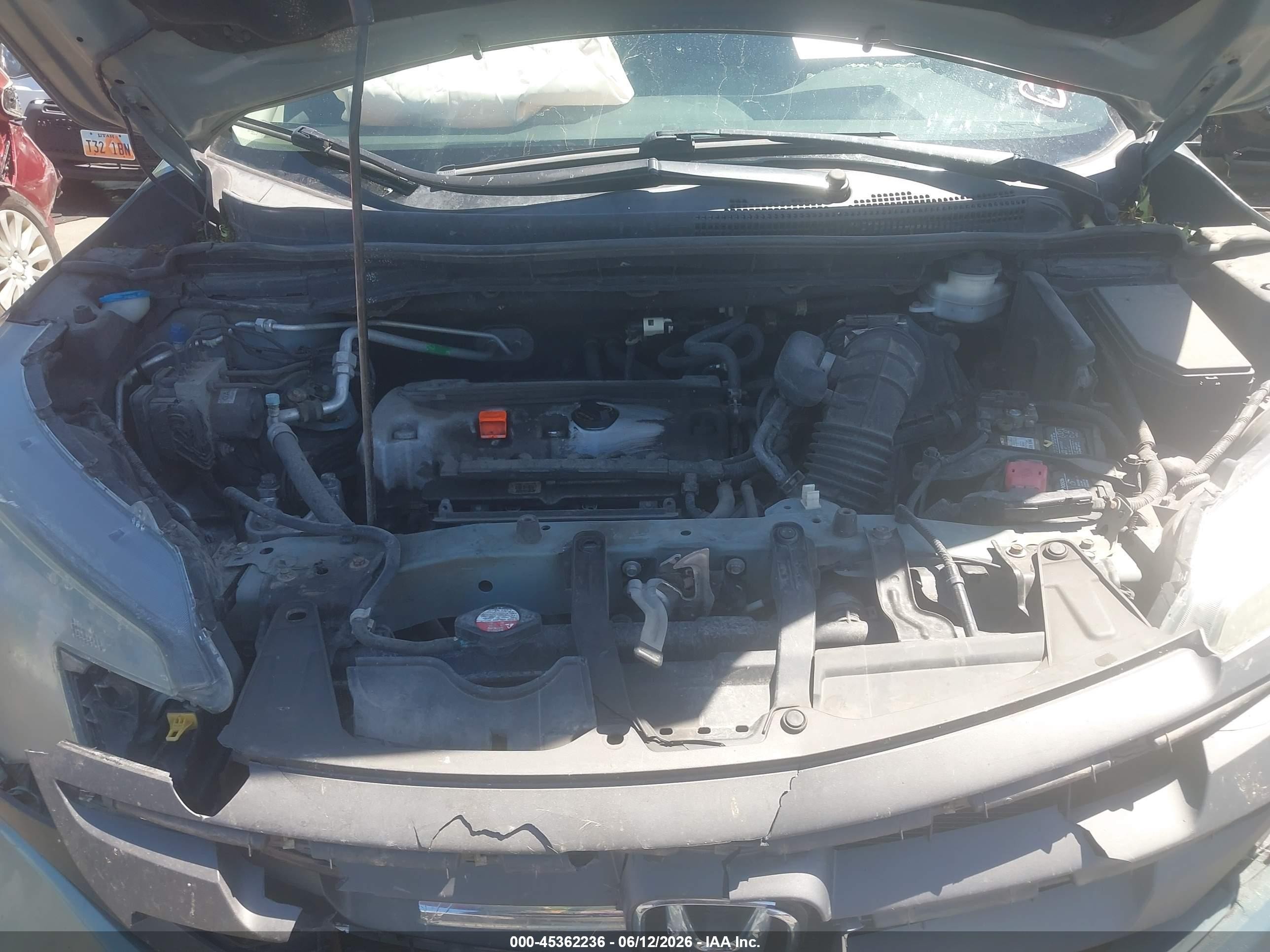 2012 Honda Cr-v Lx Blue vin: 2HKRM4H39CH621035