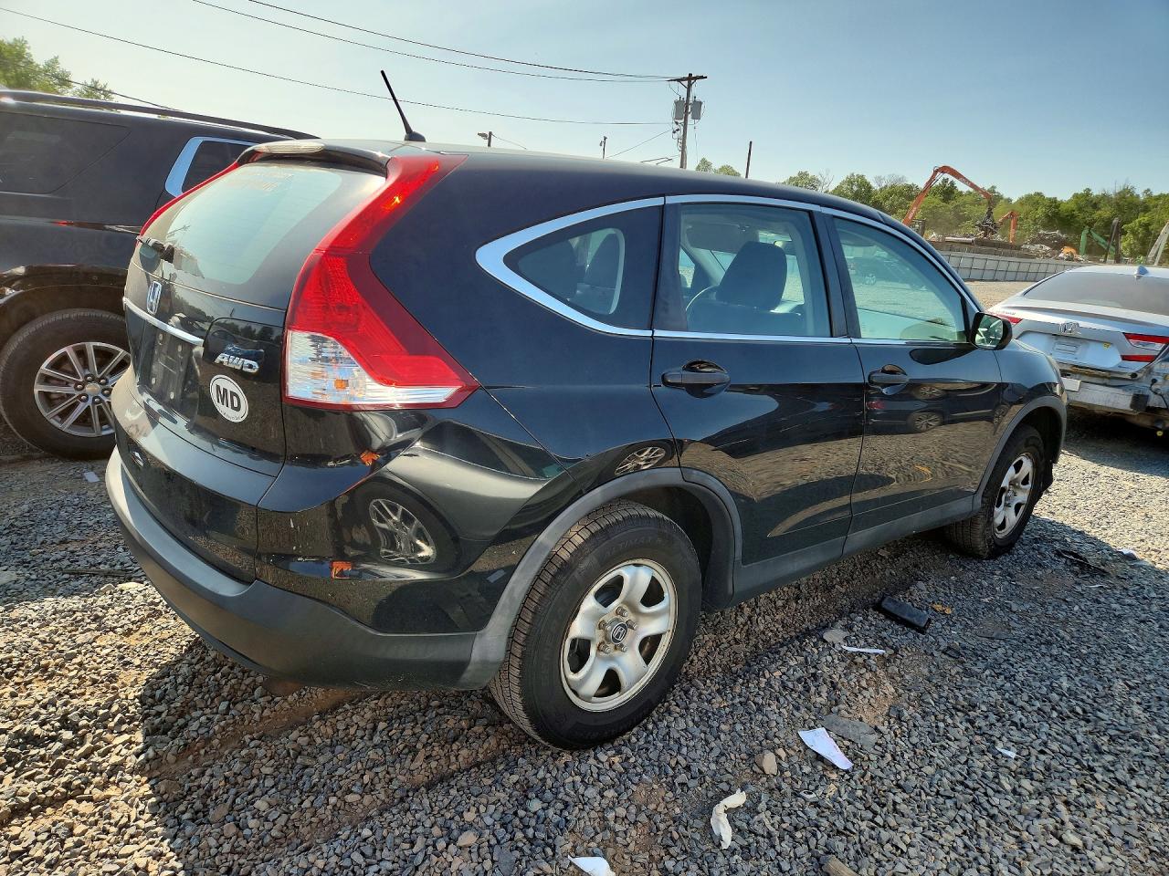 2012 Honda Cr-v Lx Black vin: 2HKRM4H39CH633699