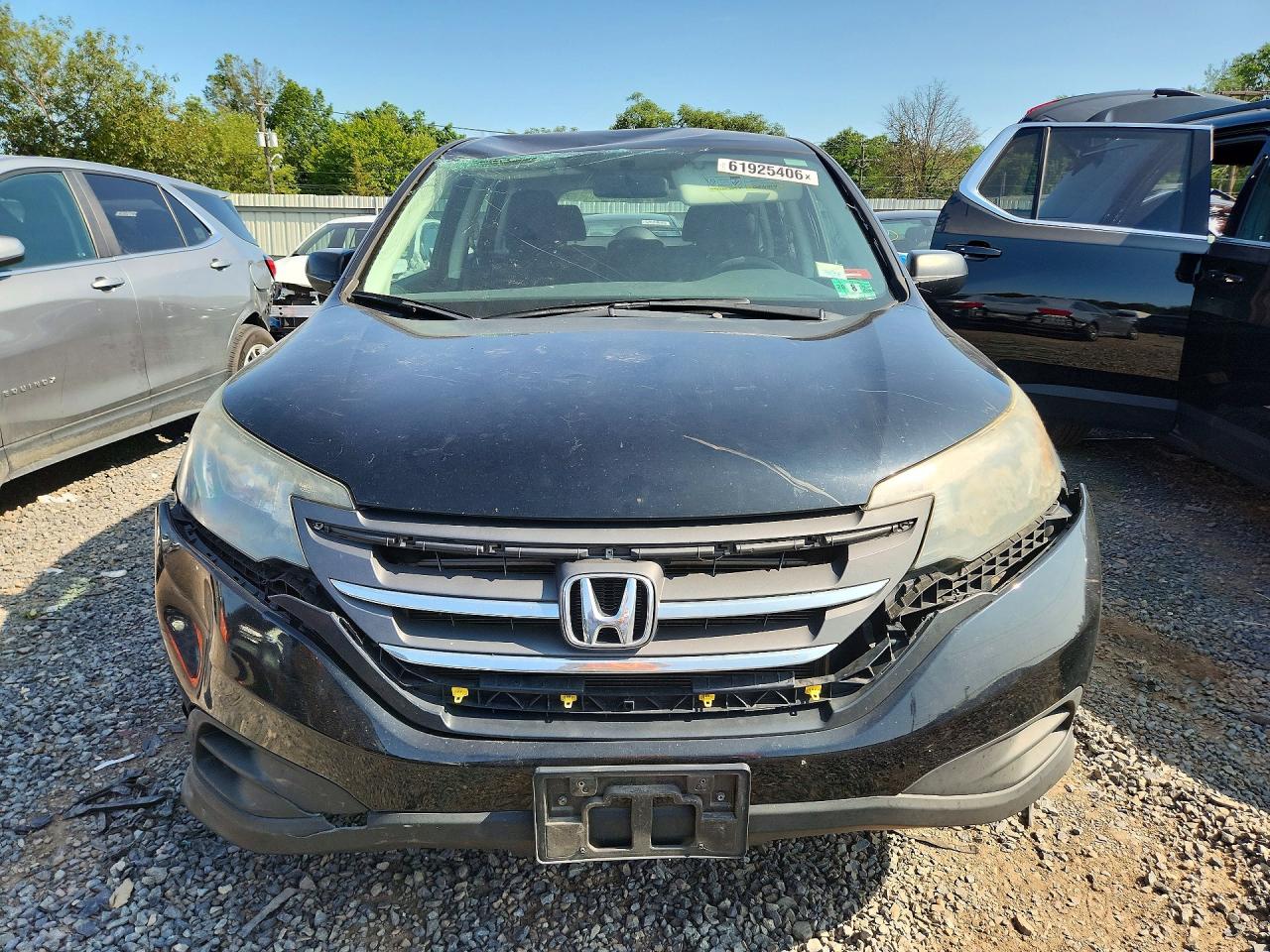 2012 Honda Cr-v Lx Black vin: 2HKRM4H39CH633699