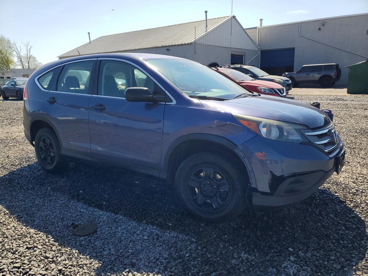 2013 Honda Cr-v Lx Gray vin: 2HKRM4H39DH606603