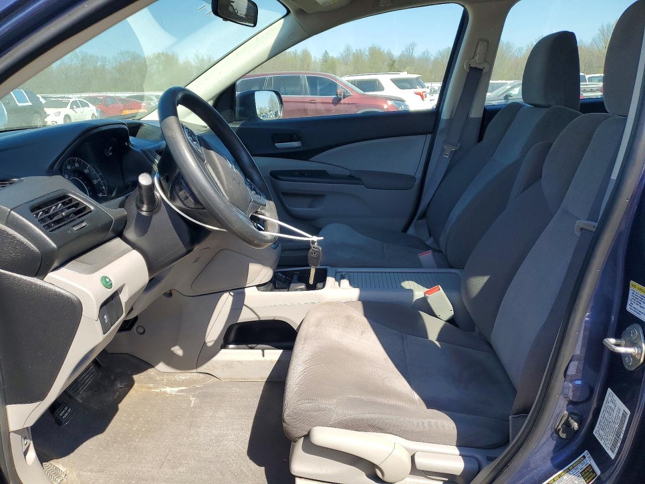 2013 Honda Cr-v Lx Gray vin: 2HKRM4H39DH606603
