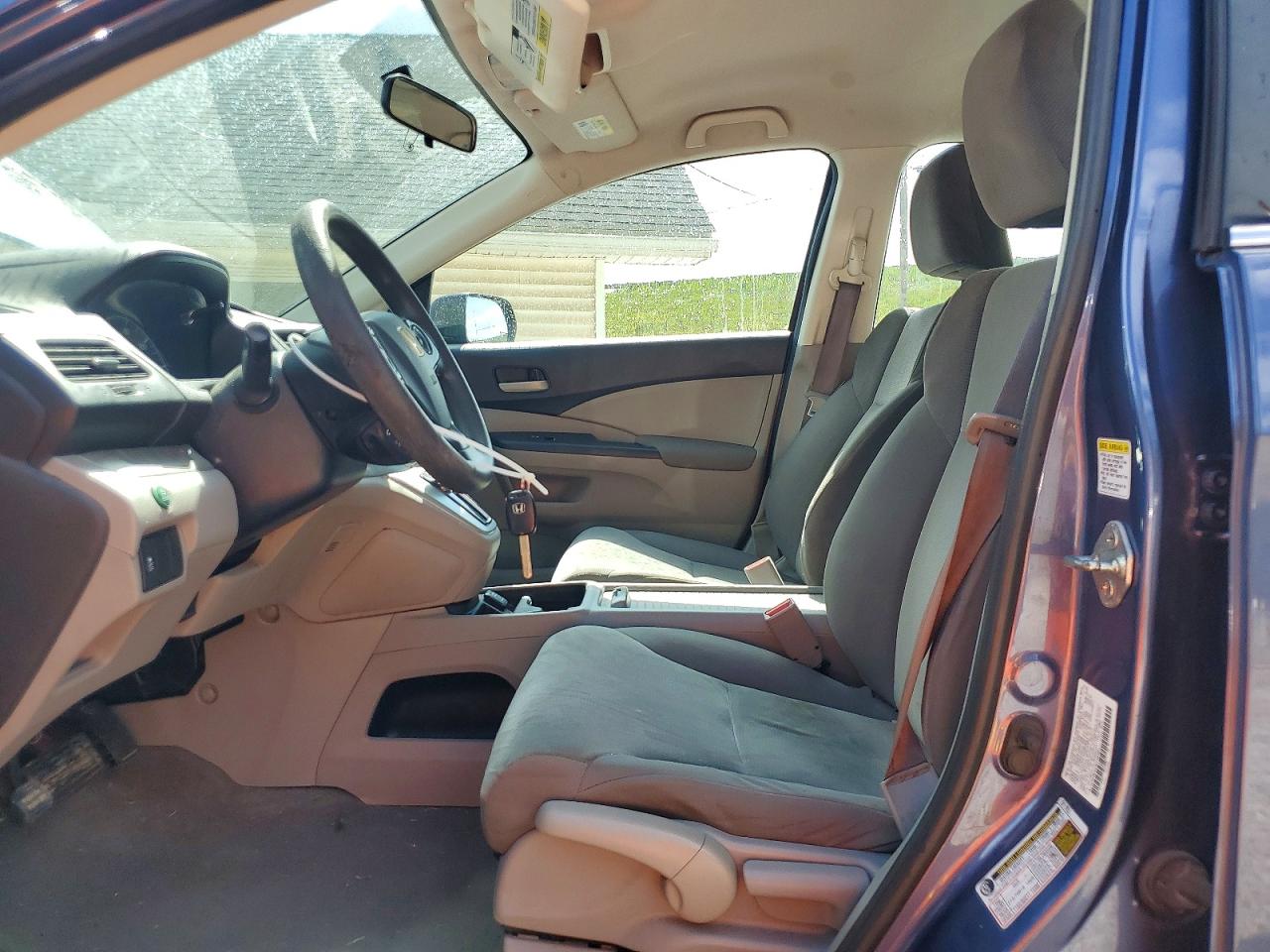 2013 Honda Cr-v Lx Blue vin: 2HKRM4H39DH609811