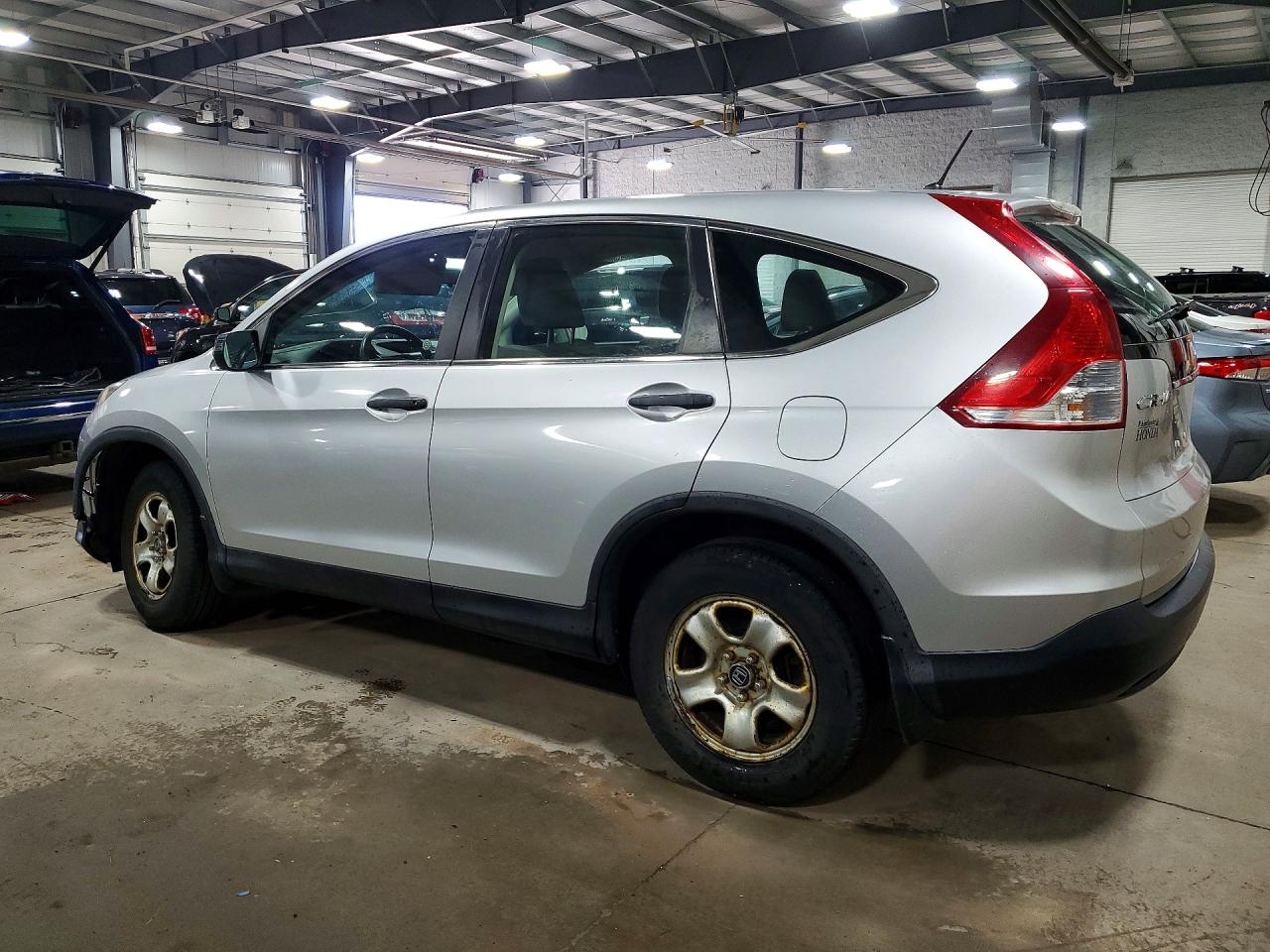 2013 Honda Cr-v Lx Silver vin: 2HKRM4H39DH636264