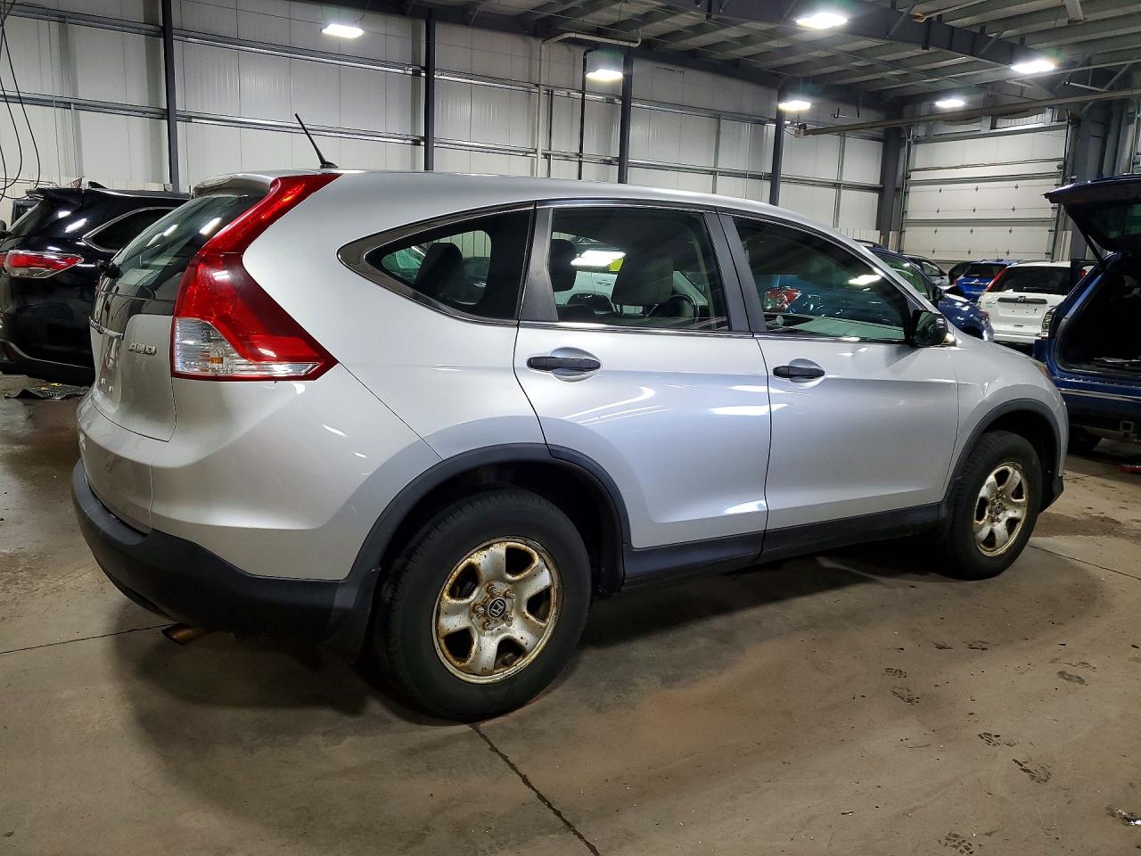 2013 Honda Cr-v Lx Silver vin: 2HKRM4H39DH636264