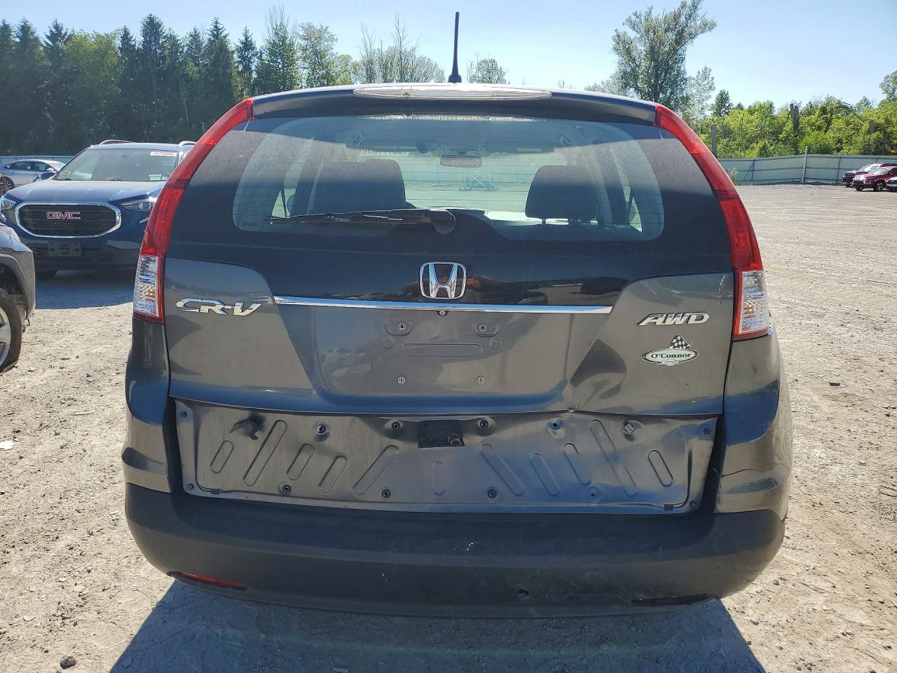 2013 Honda Cr-v Lx Gray vin: 2HKRM4H39DH650973