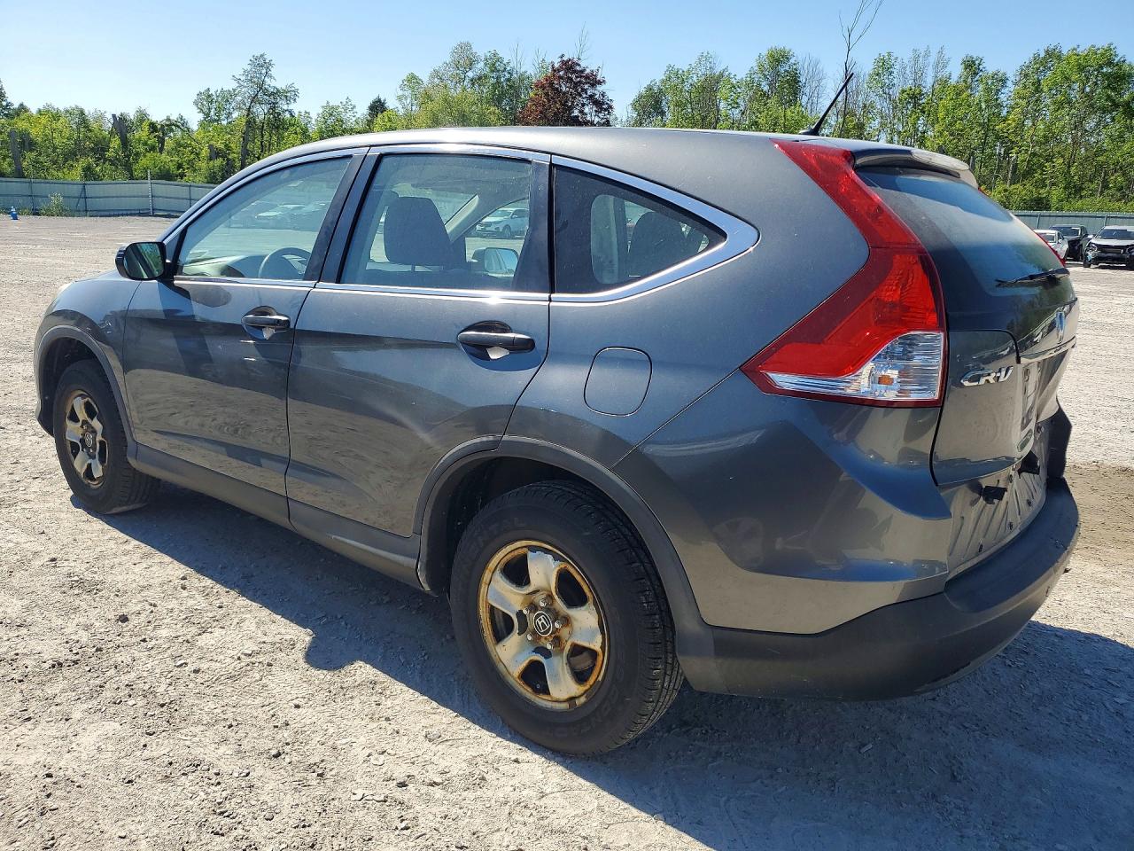 2013 Honda Cr-v Lx Gray vin: 2HKRM4H39DH650973