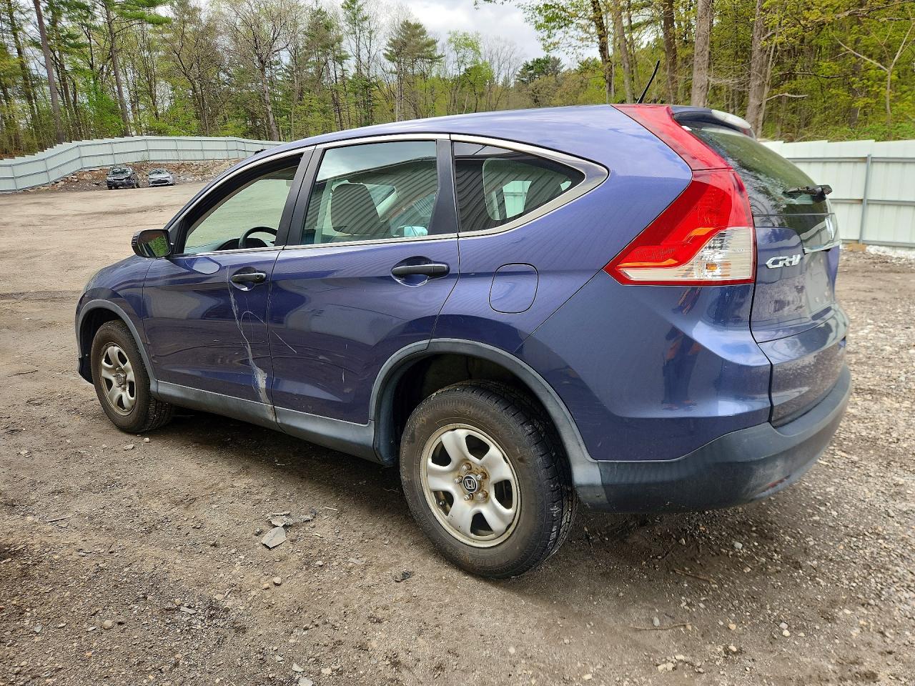 2013 Honda Cr-v Lx Blue vin: 2HKRM4H39DH658474