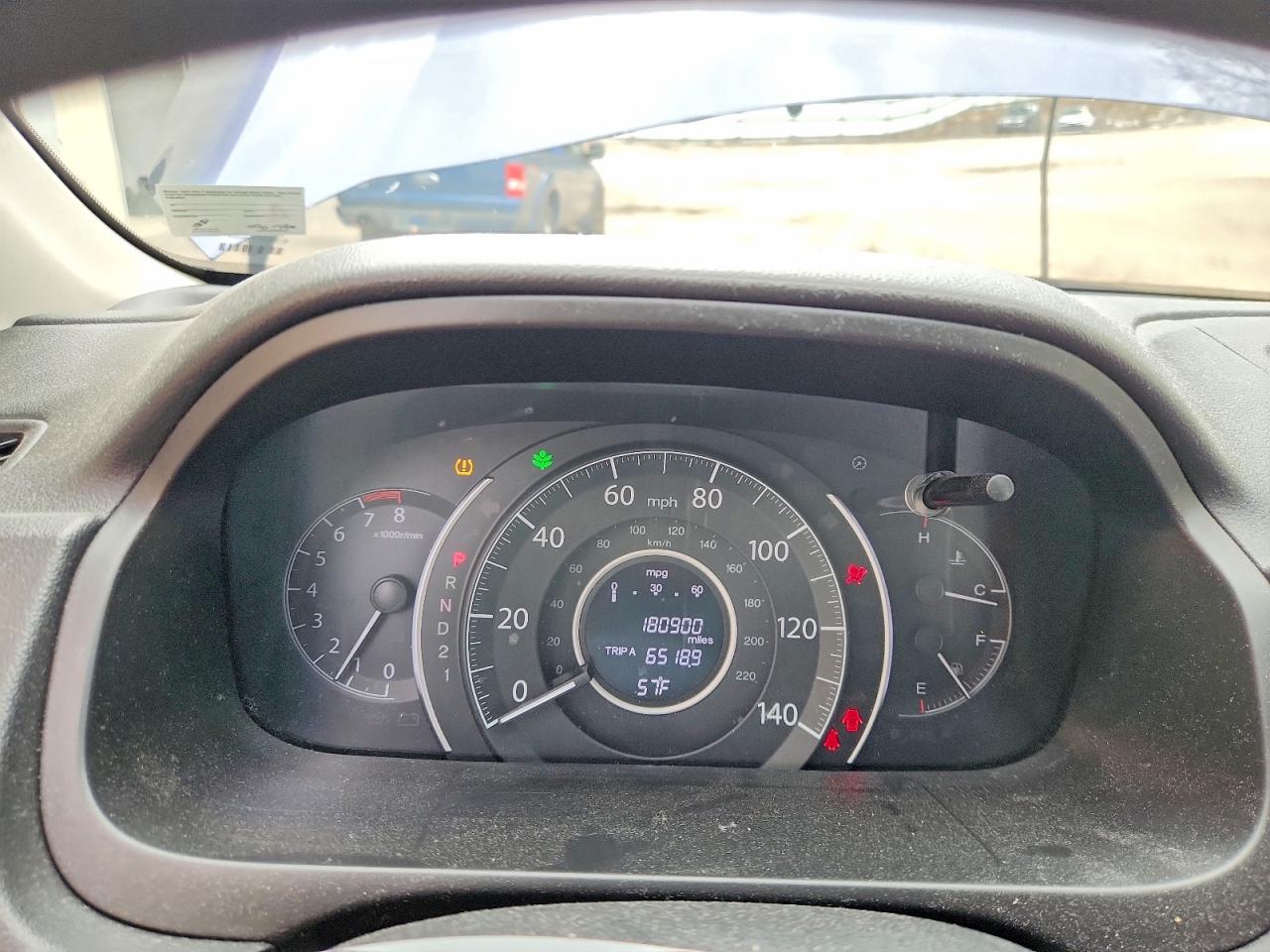 2013 Honda Cr-v Lx Blue vin: 2HKRM4H39DH658474