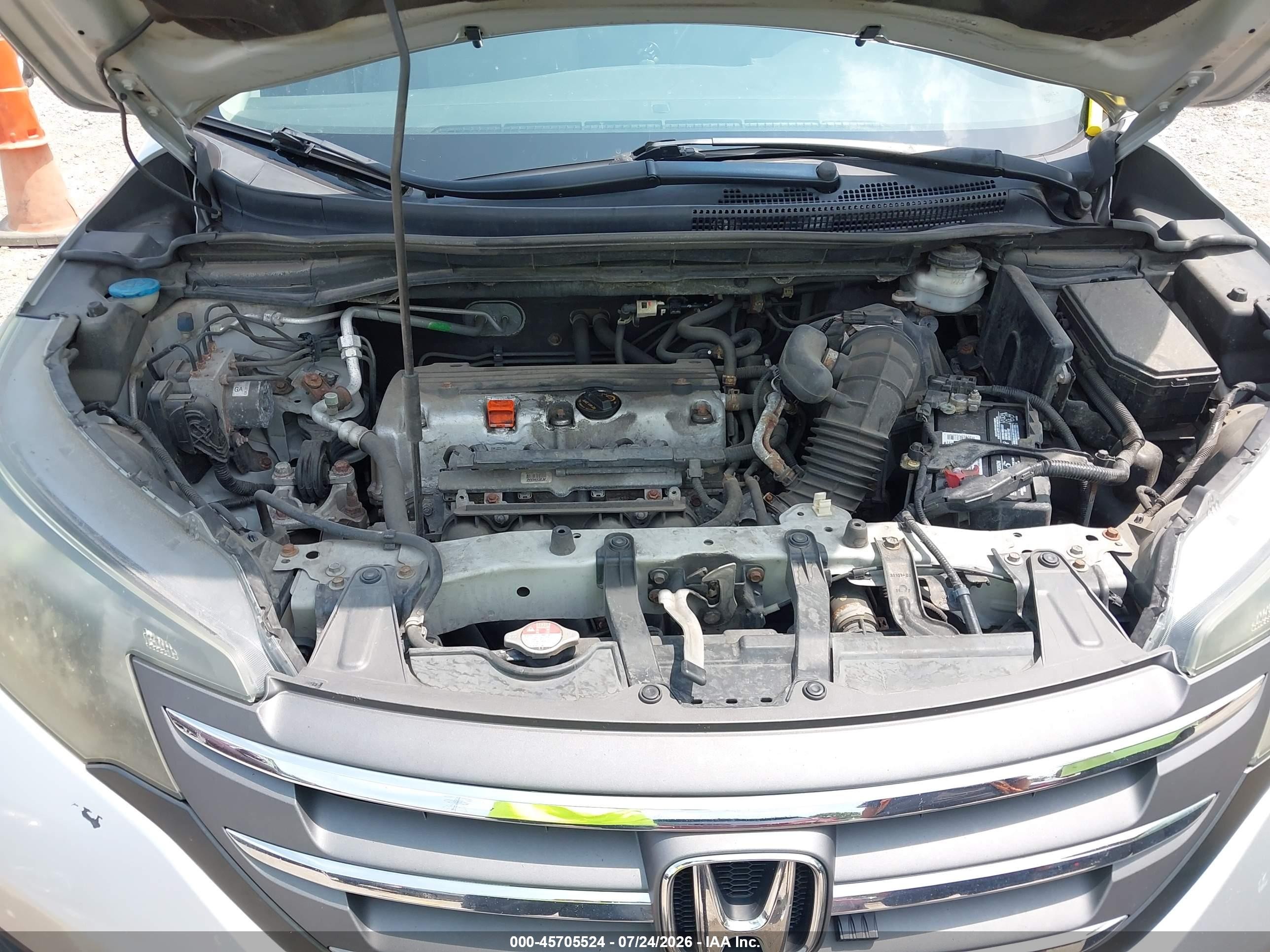 2013 Honda Cr-v Lx Silver vin: 2HKRM4H39DH677929