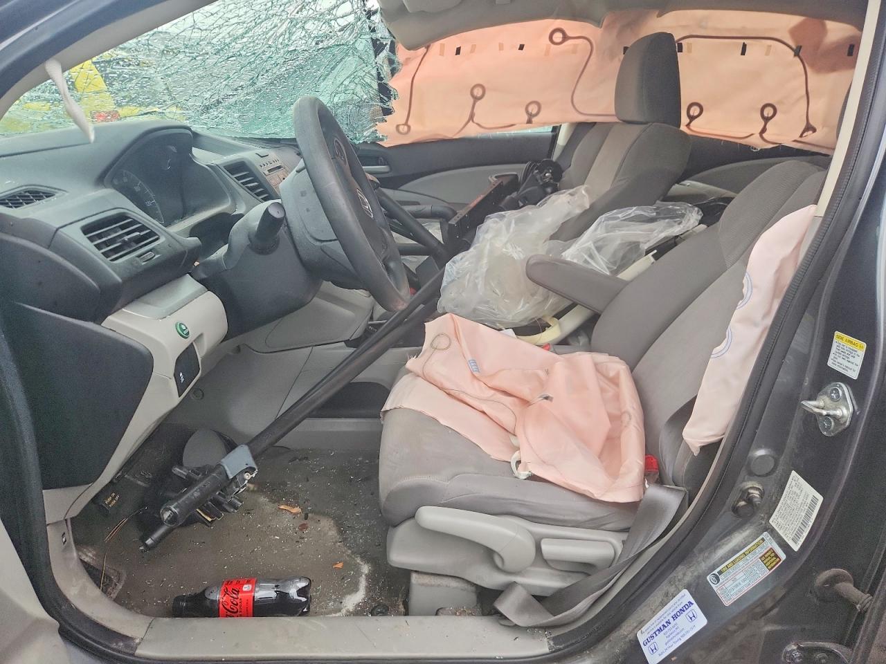 2013 Honda Cr-v Lx Gray vin: 2HKRM4H39DH679972