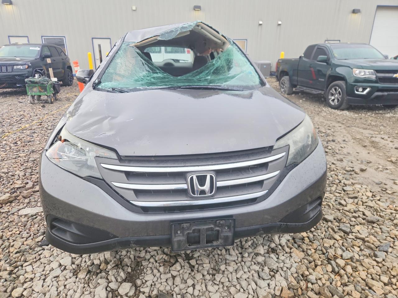 2013 Honda Cr-v Lx Gray vin: 2HKRM4H39DH679972