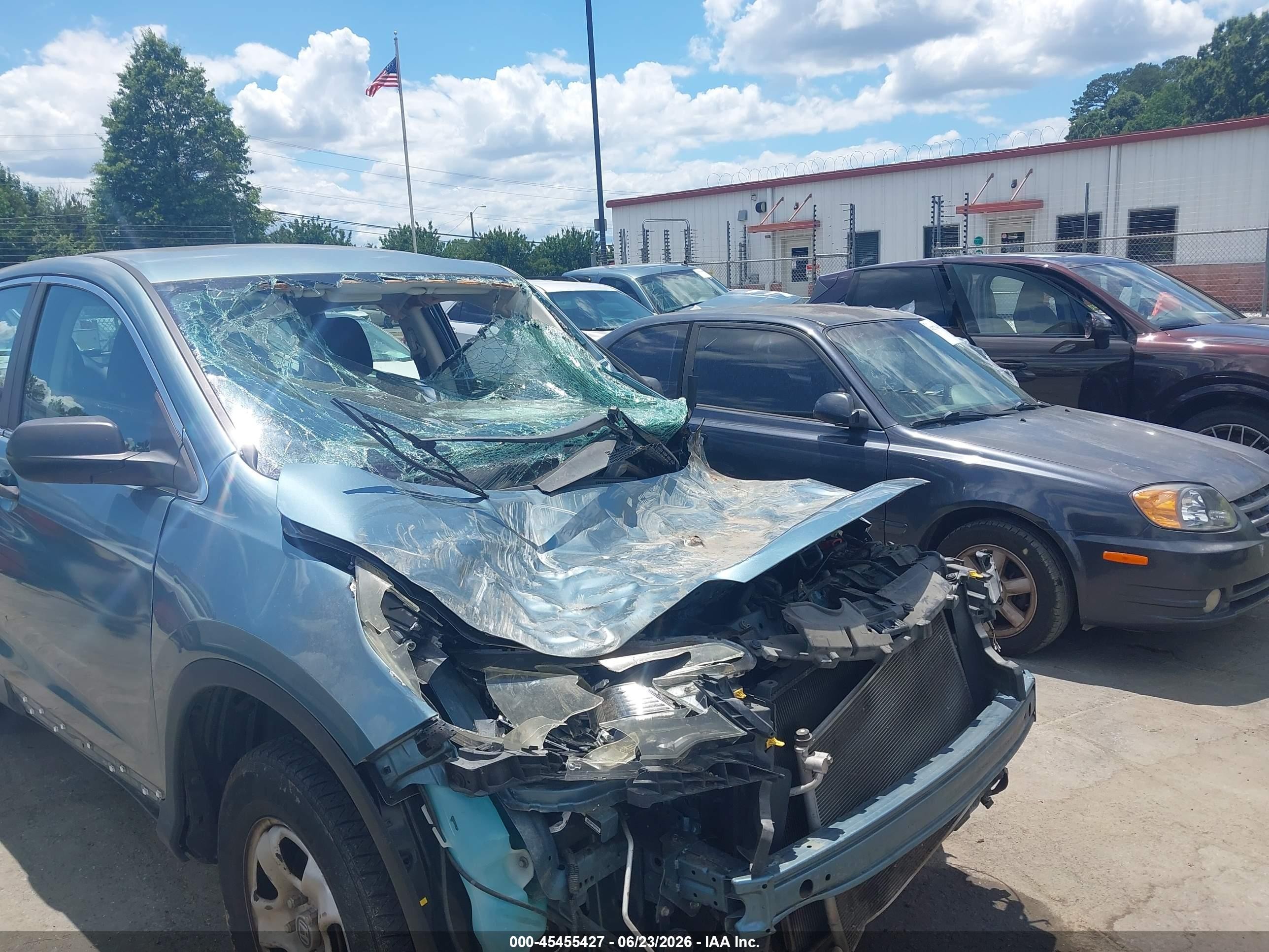 2013 Honda Cr-v Lx Teal vin: 2HKRM4H39DH691071