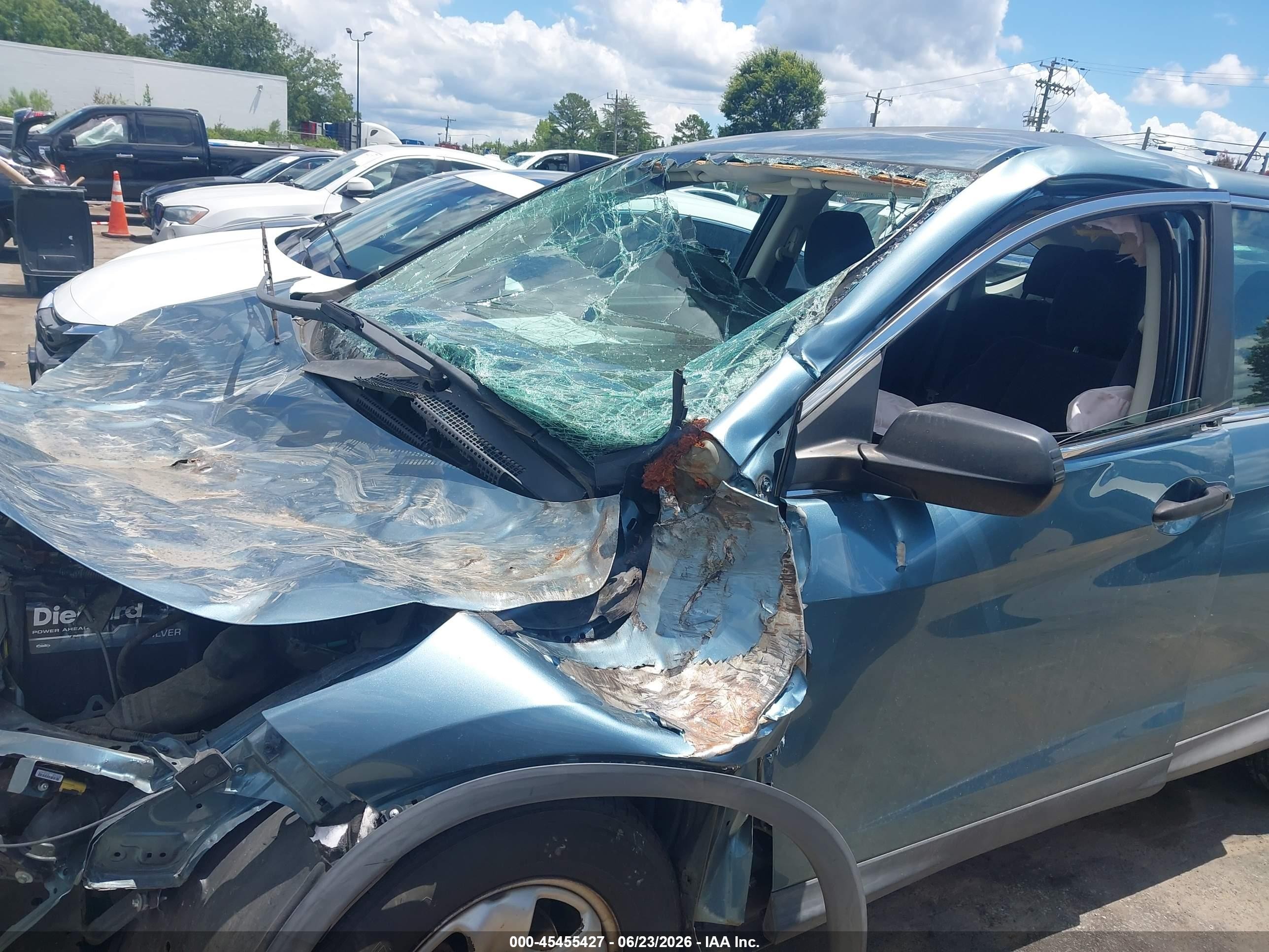 2013 Honda Cr-v Lx Teal vin: 2HKRM4H39DH691071