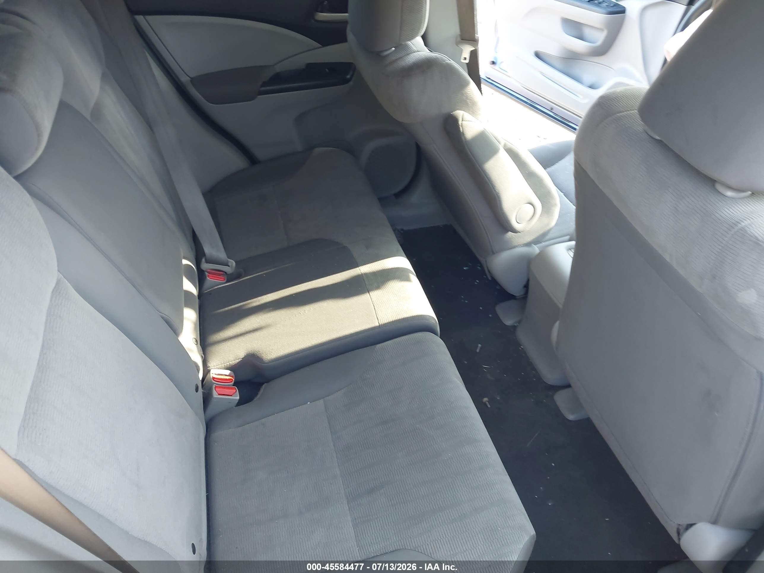 2013 Honda Cr-v Lx Blue vin: 2HKRM4H39DH693368