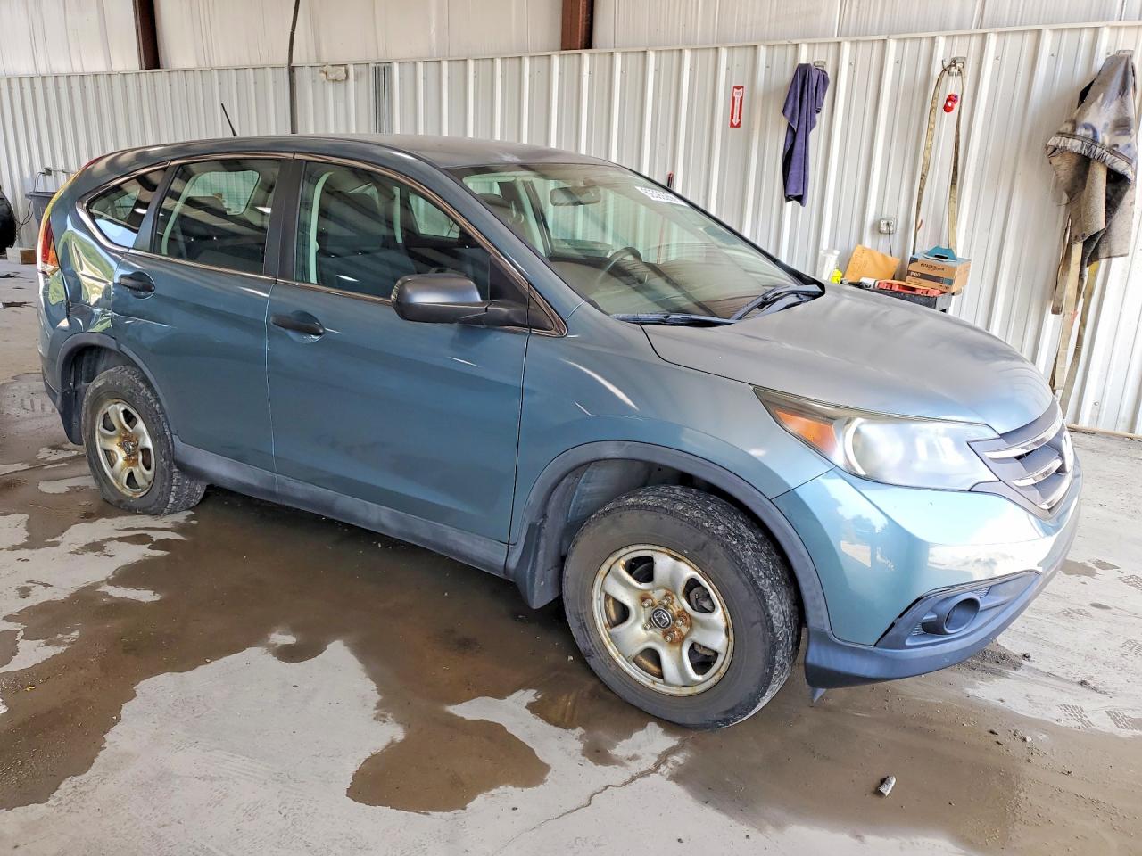 2014 Honda Cr-v Lx Blue vin: 2HKRM4H39EH604822