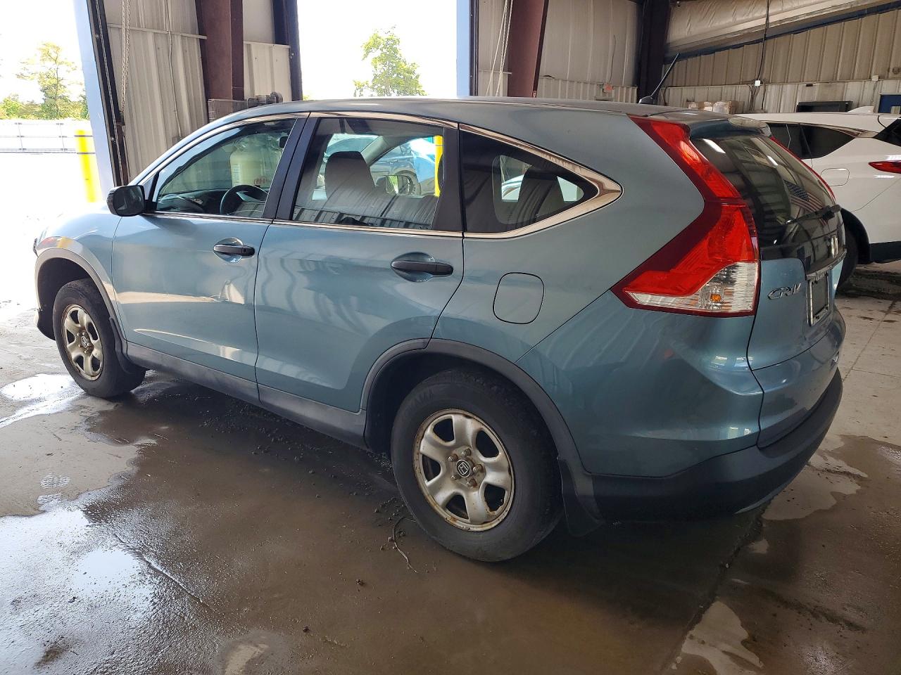 2014 Honda Cr-v Lx Blue vin: 2HKRM4H39EH604822