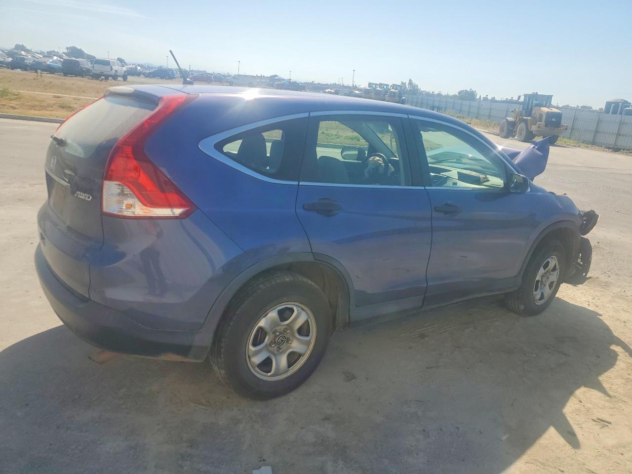 2014 Honda Cr-v Lx Blue vin: 2HKRM4H39EH606117