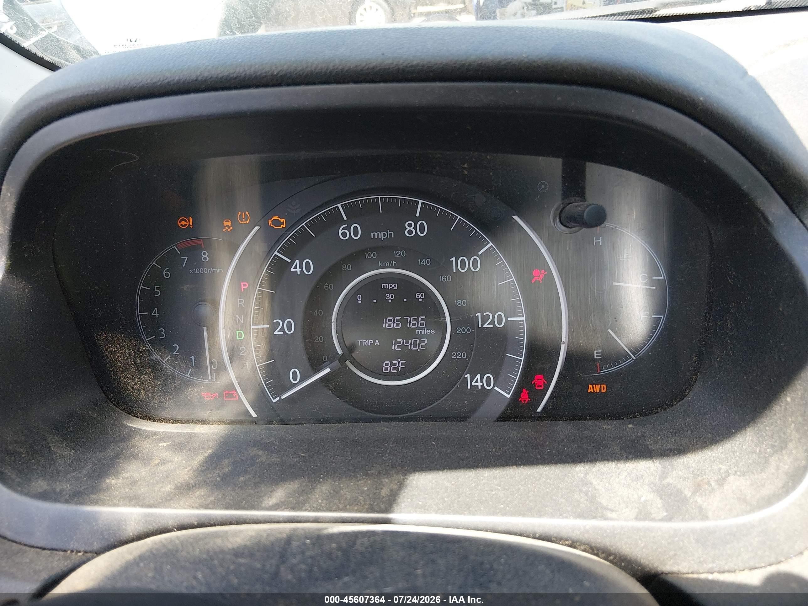 2014 Honda Cr-v Lx Синий vin: 2HKRM4H39EH643006