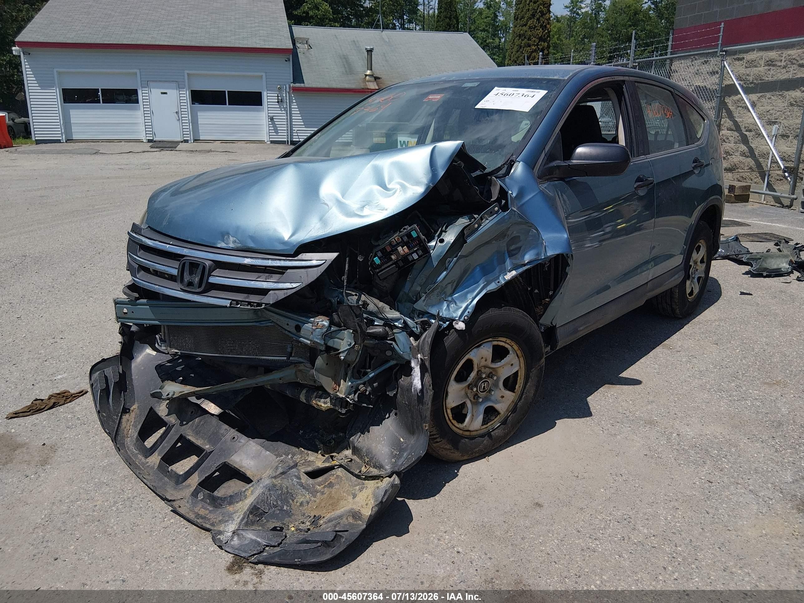 2014 Honda Cr-v Lx Синий vin: 2HKRM4H39EH643006