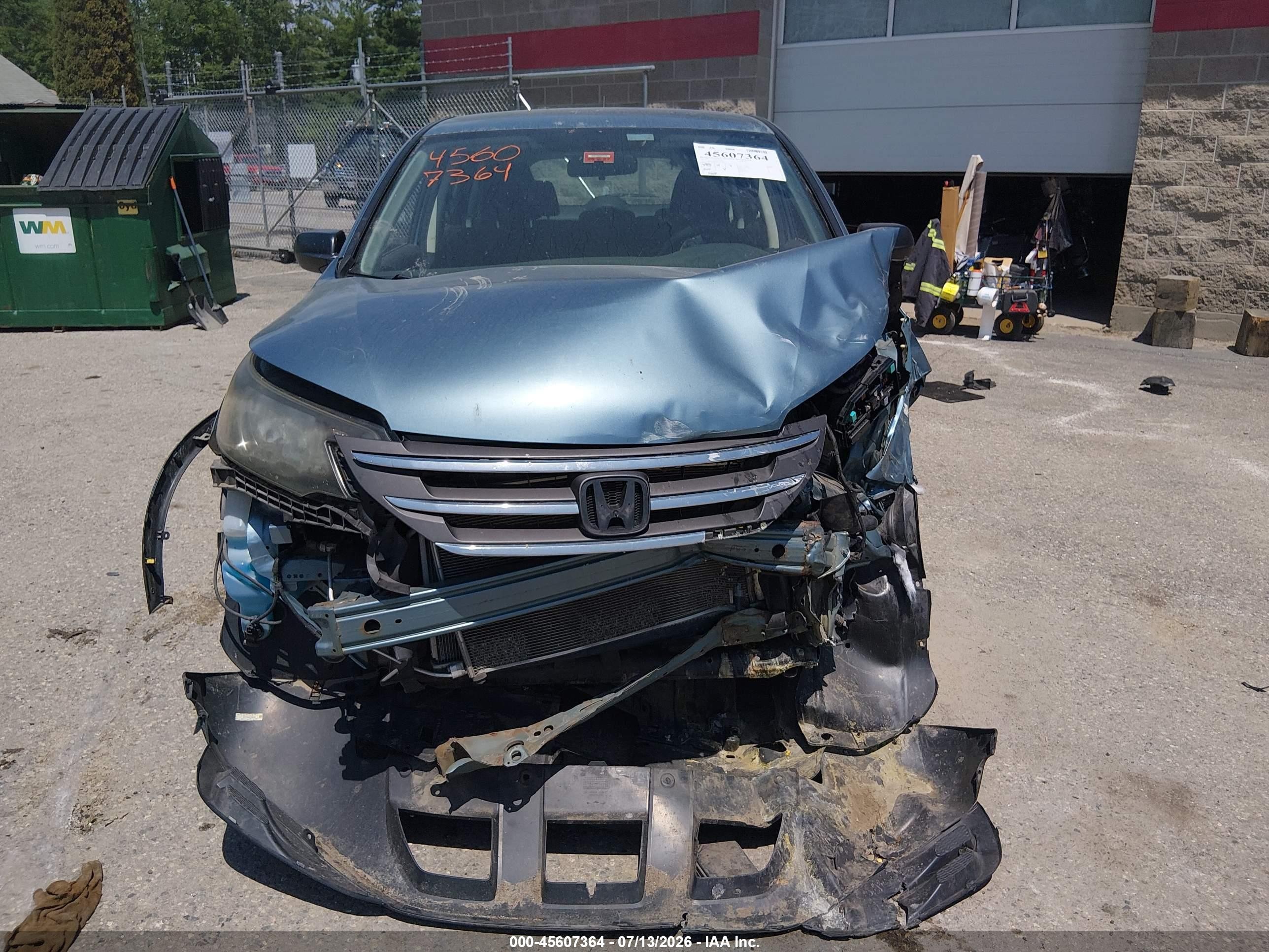 2014 Honda Cr-v Lx Синий vin: 2HKRM4H39EH643006
