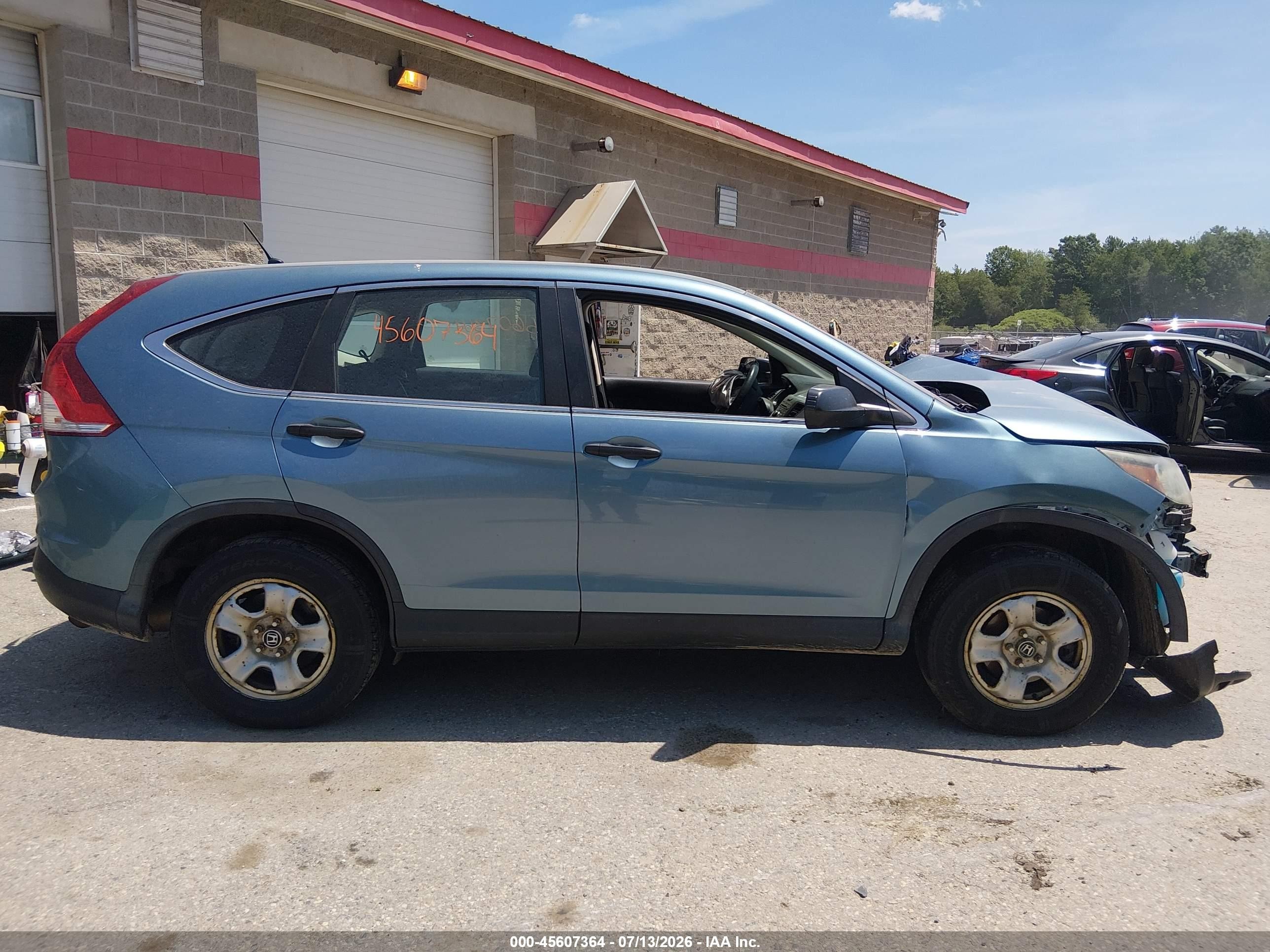 2014 Honda Cr-v Lx Синий vin: 2HKRM4H39EH643006