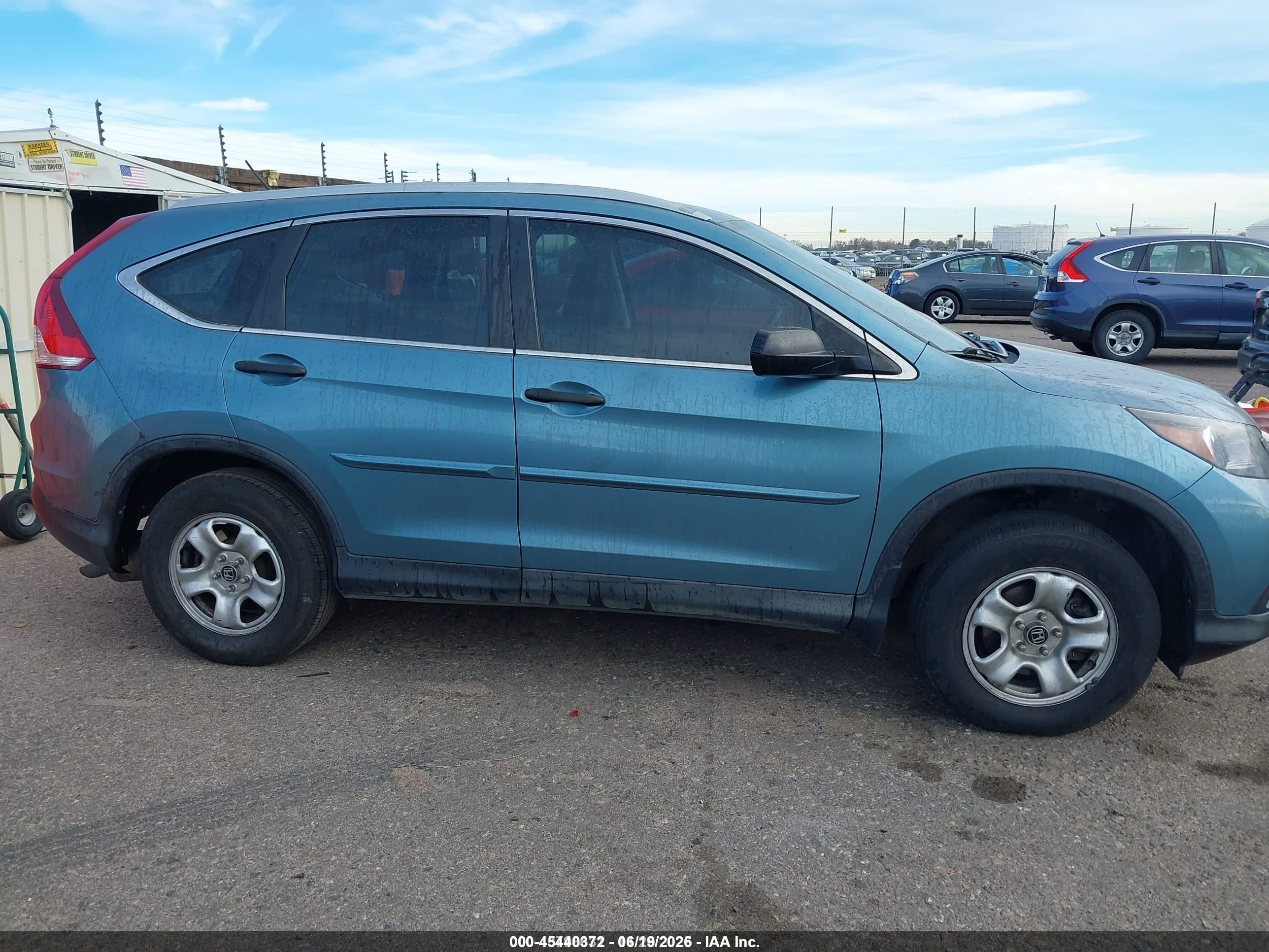 2014 Honda Cr-v Lx Синий vin: 2HKRM4H39EH647251