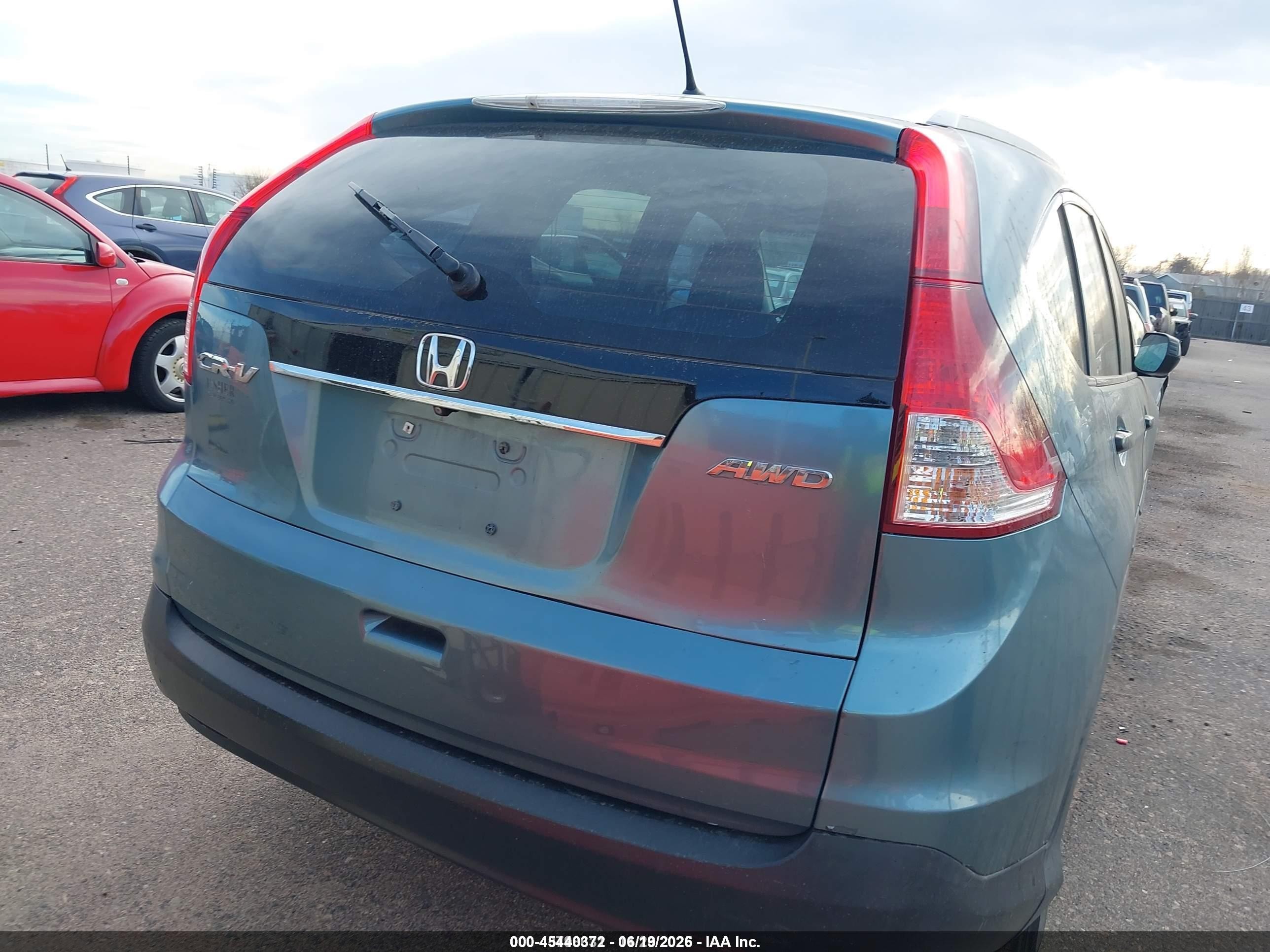 2014 Honda Cr-v Lx Синий vin: 2HKRM4H39EH647251