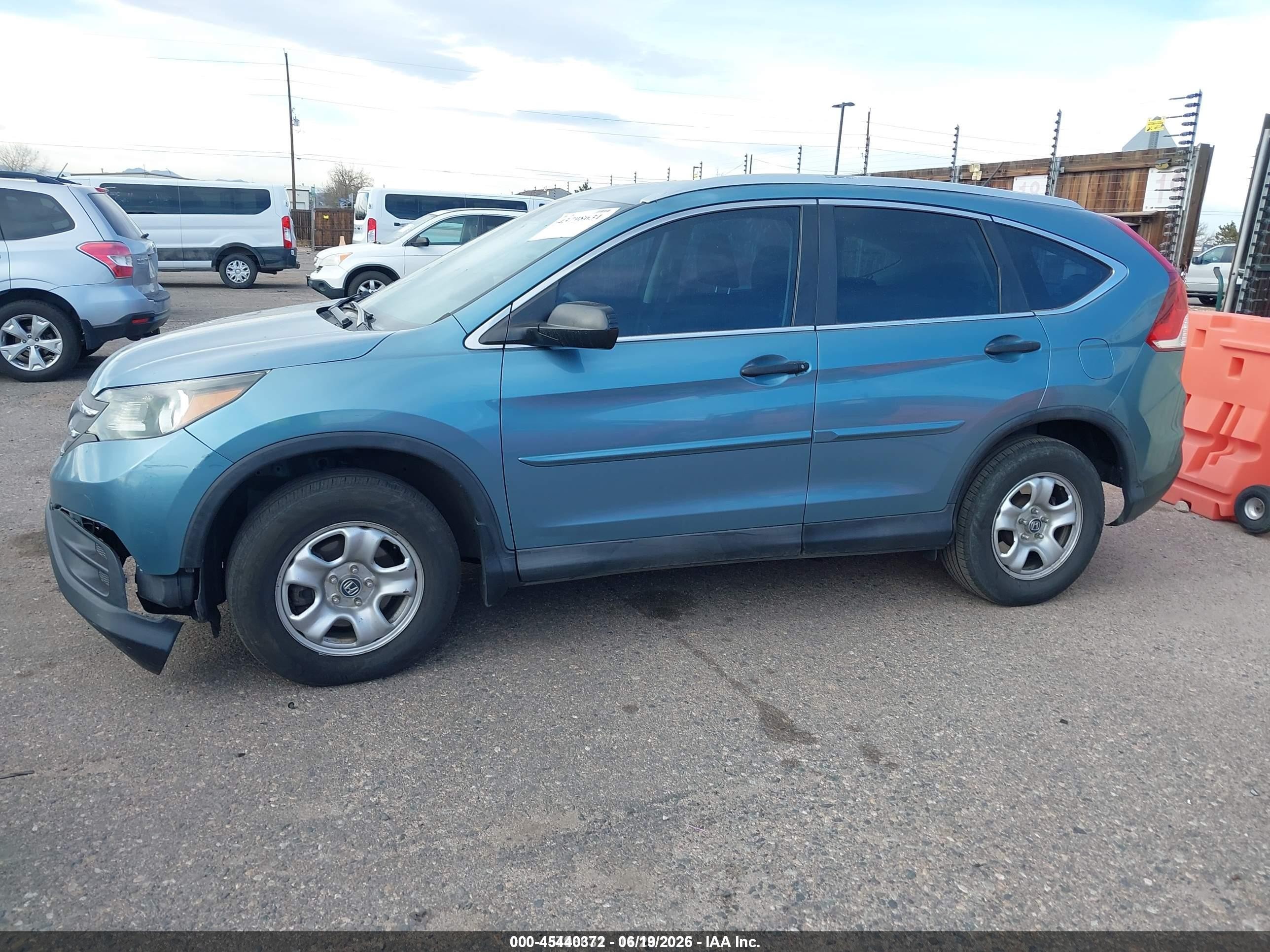 2014 Honda Cr-v Lx Синий vin: 2HKRM4H39EH647251