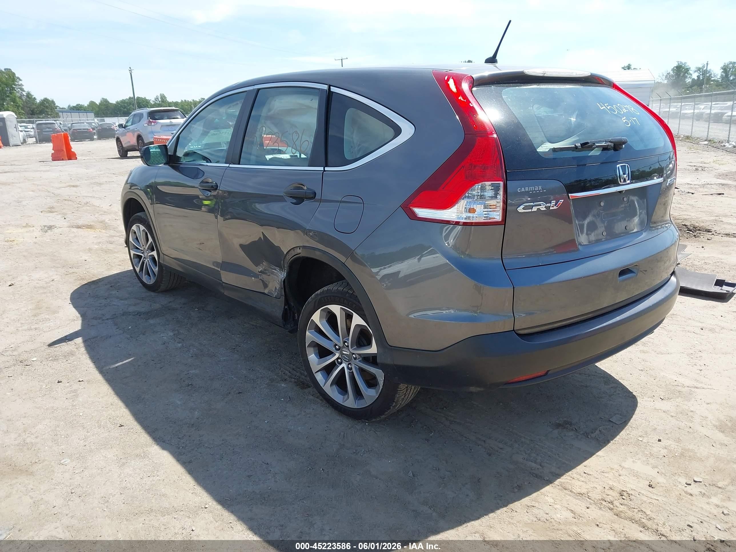 2014 Honda Cr-v Lx Gray vin: 2HKRM4H39EH670030