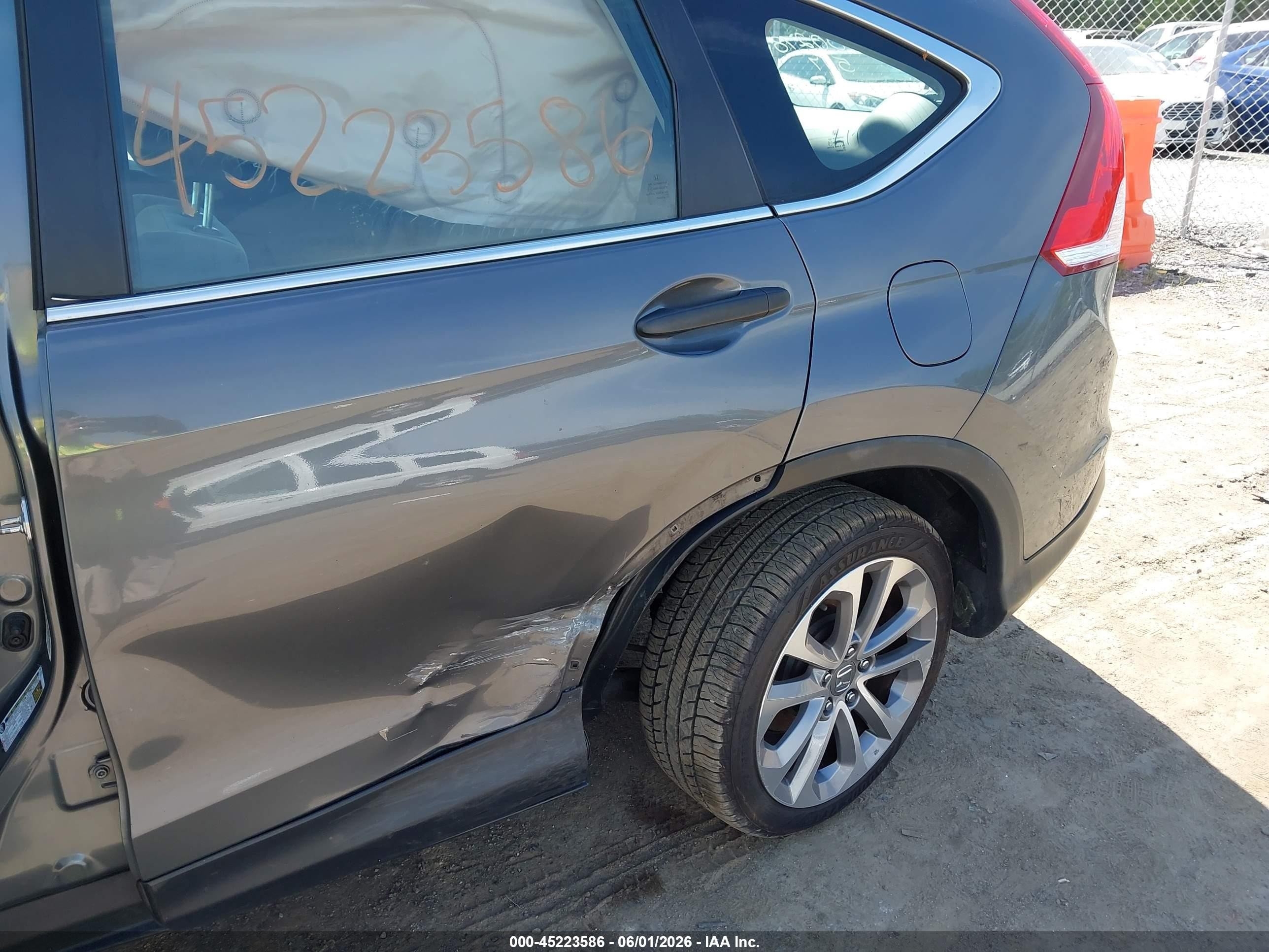 2014 Honda Cr-v Lx Gray vin: 2HKRM4H39EH670030
