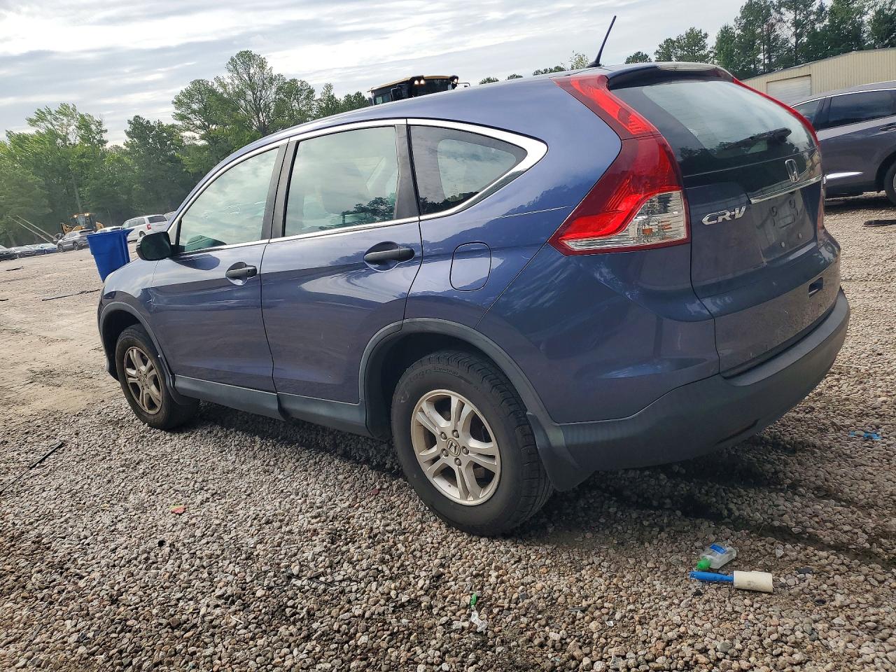 2014 Honda Cr-v Lx Blue vin: 2HKRM4H39EH707092