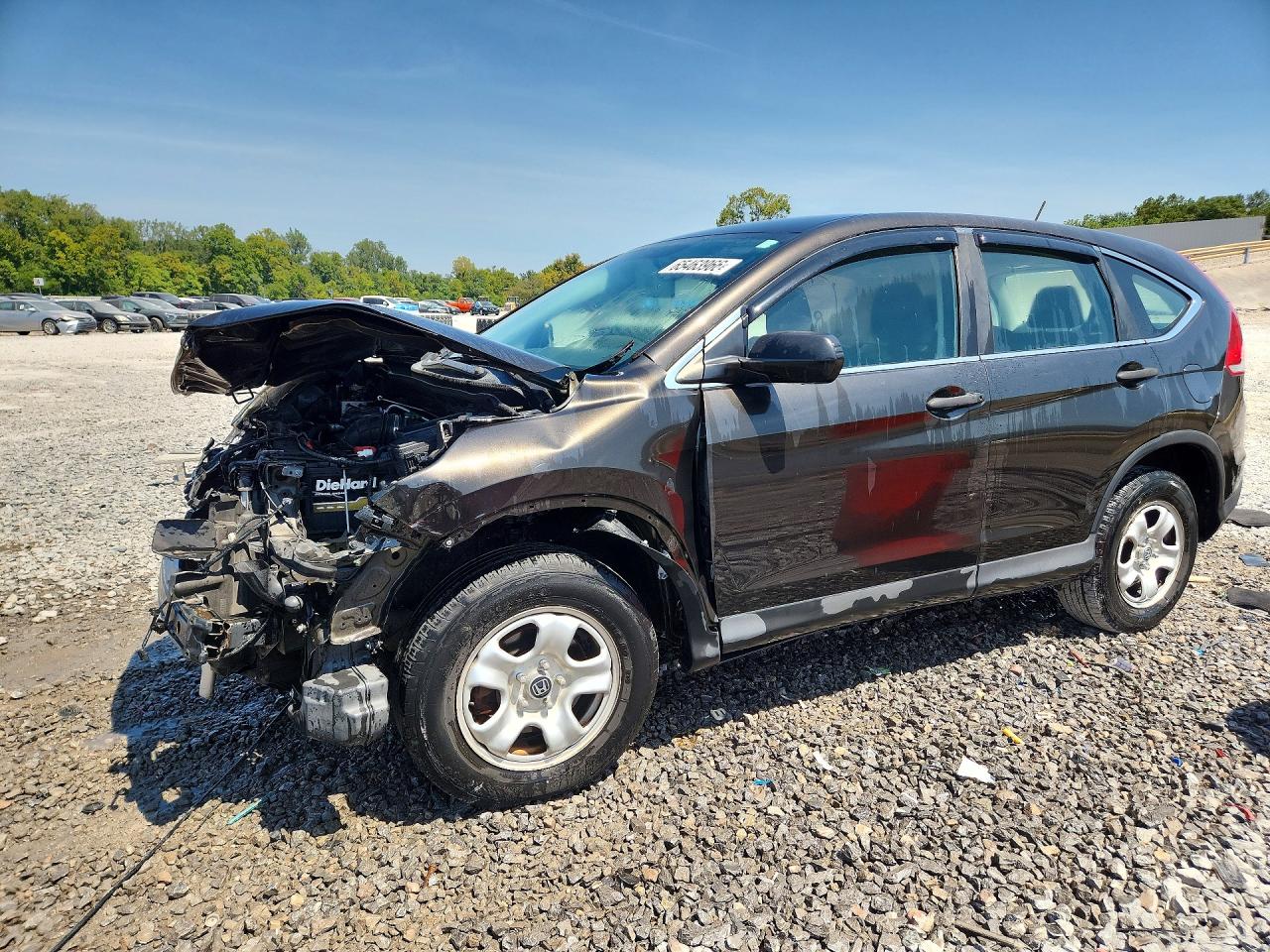 2014 Honda Cr-v Lx Green vin: 2HKRM4H39EH726435