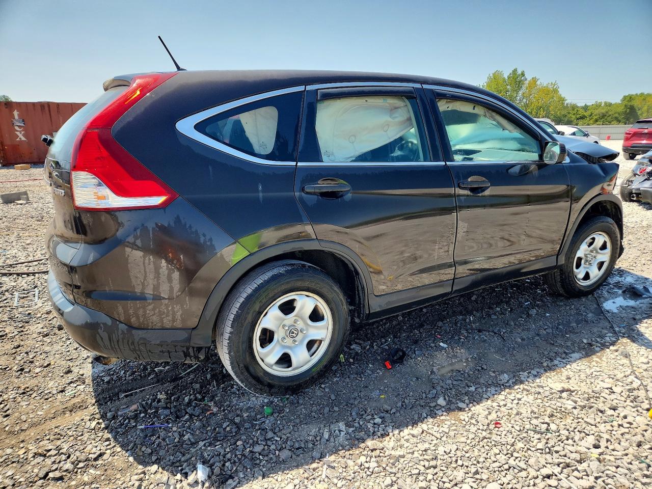 2014 Honda Cr-v Lx Green vin: 2HKRM4H39EH726435