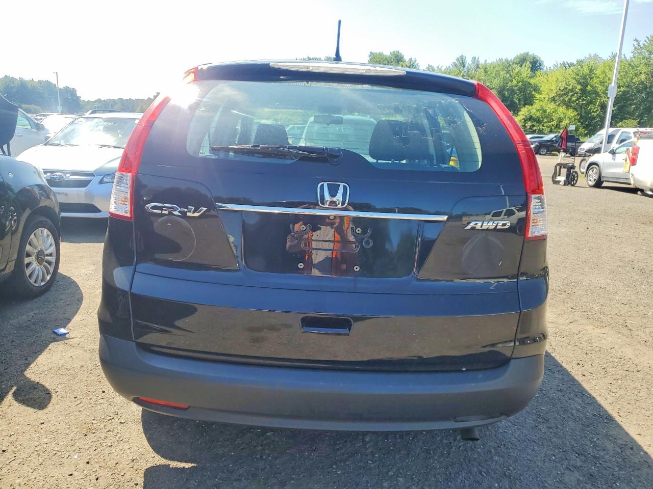 2014 Honda Cr-v Lx Black vin: 2HKRM4H39EH727603