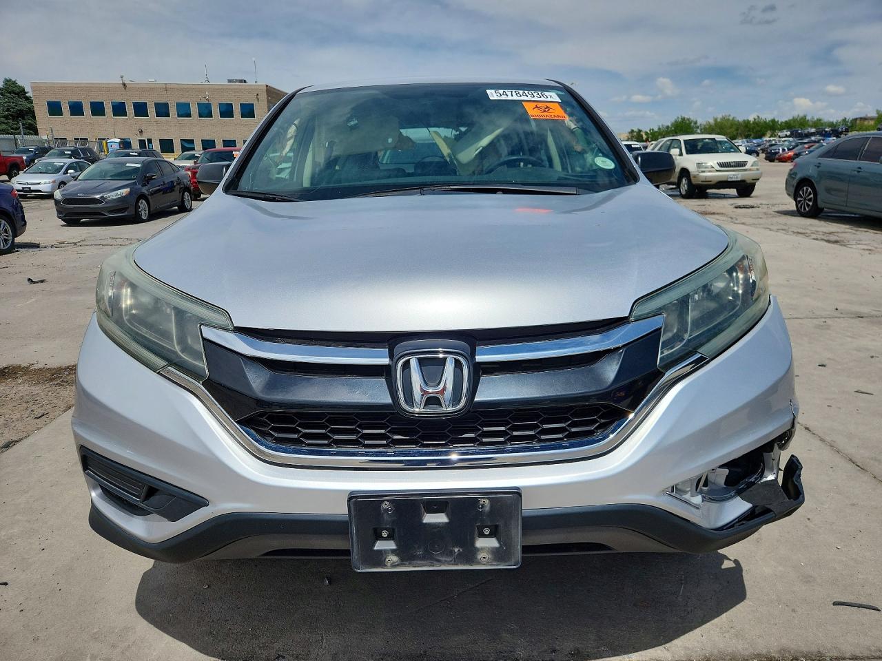 2015 Honda Cr-v Lx Silver vin: 2HKRM4H39FH612792